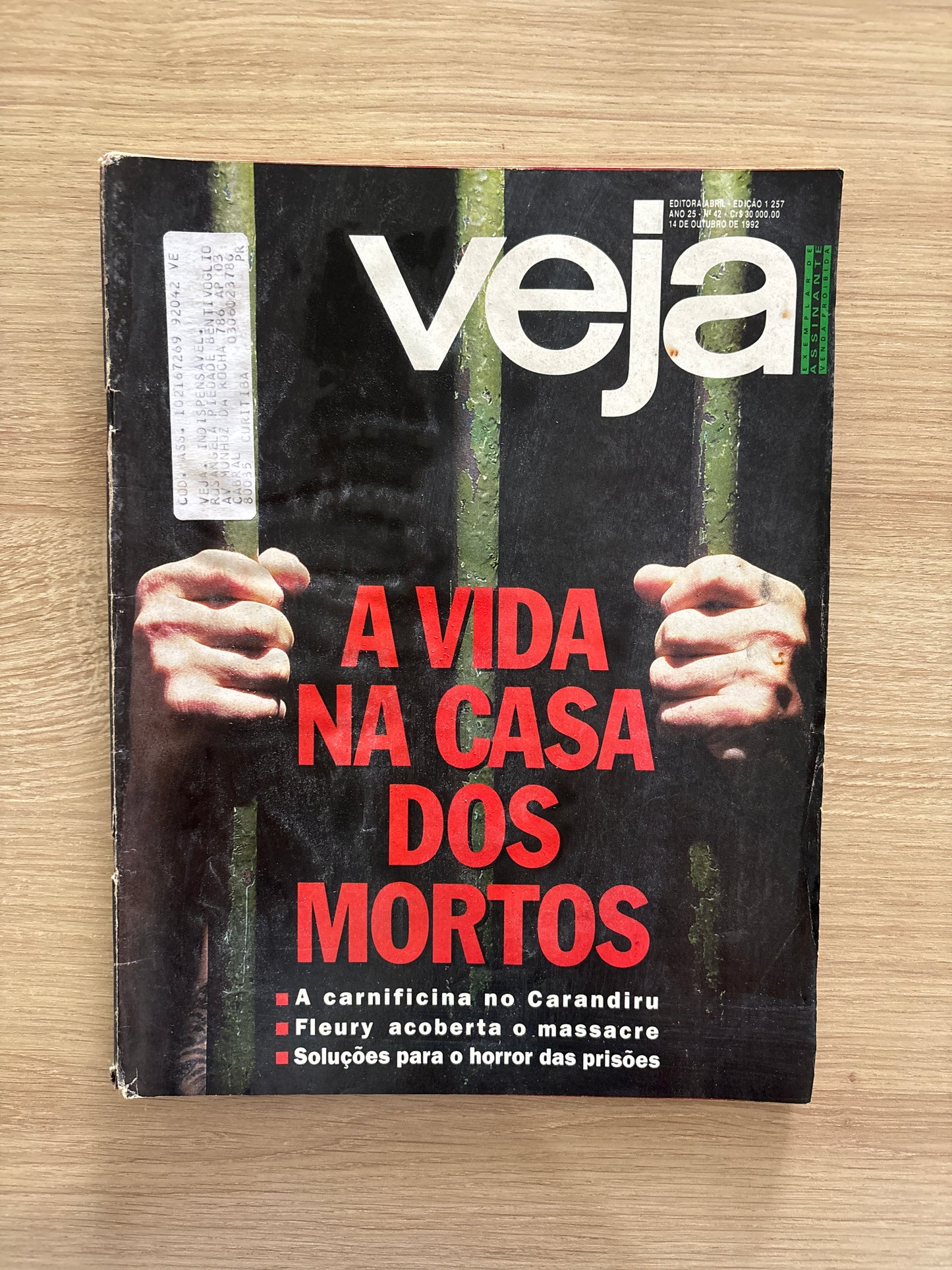Revista Veja 1257 (1992)