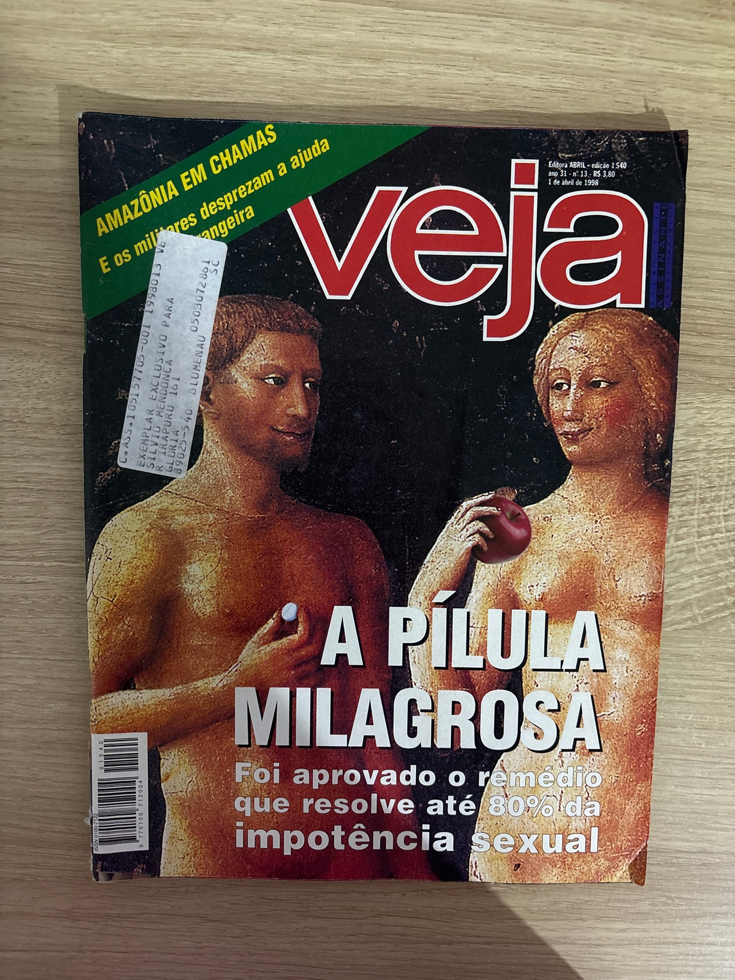Revista Veja 1540 (1998)