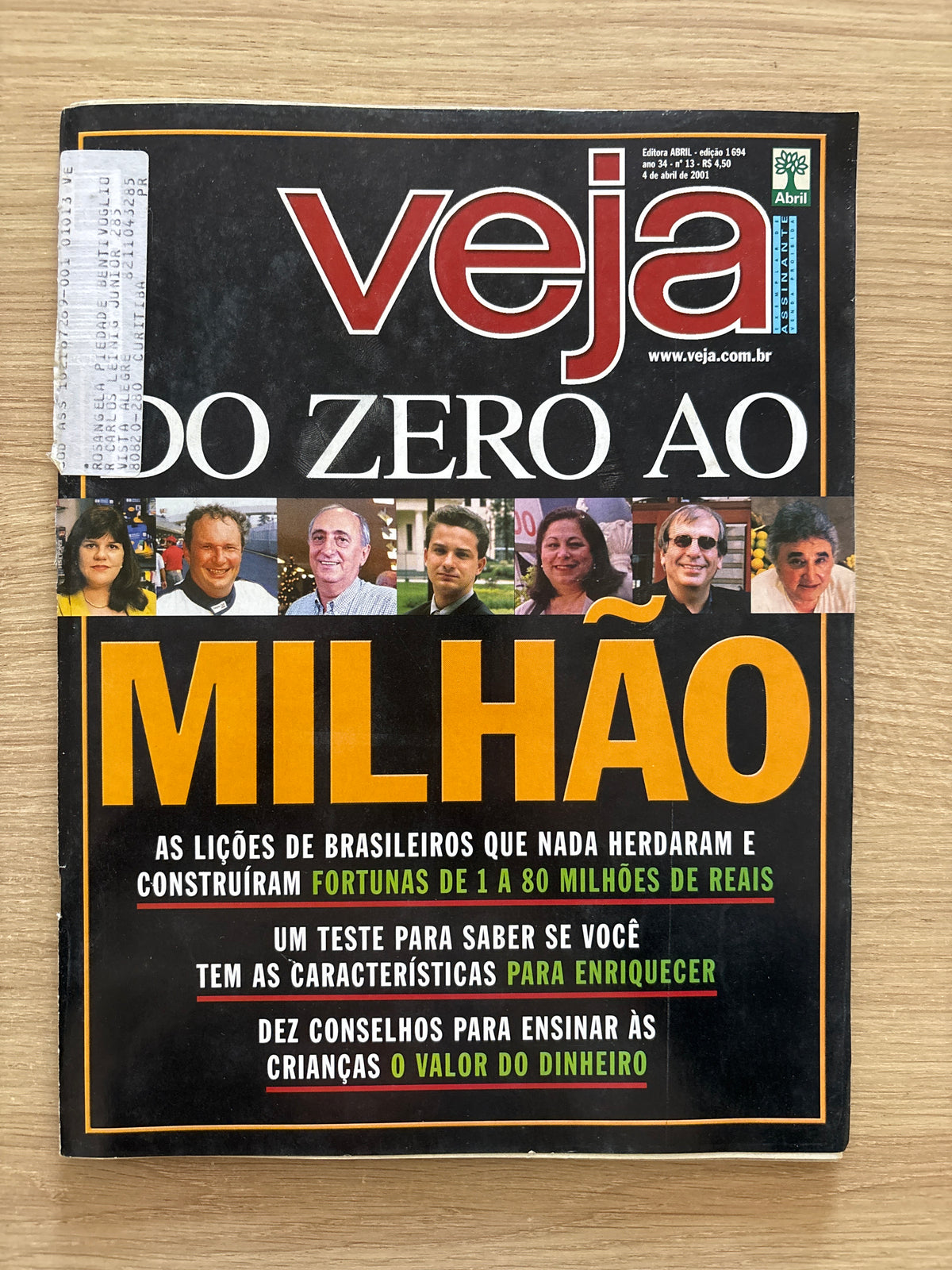 Revista Veja 1694 (2001)