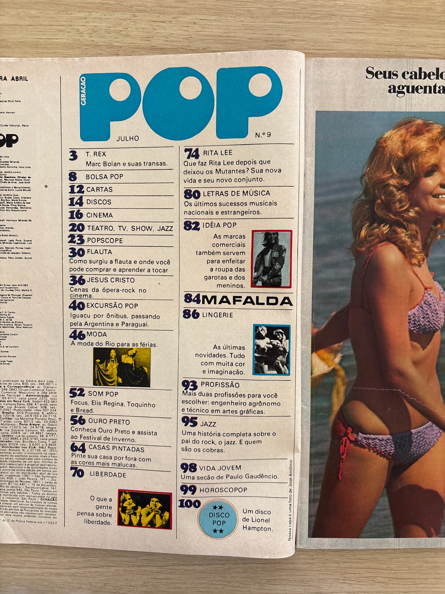 Revista Geração Pop 09 (1973)