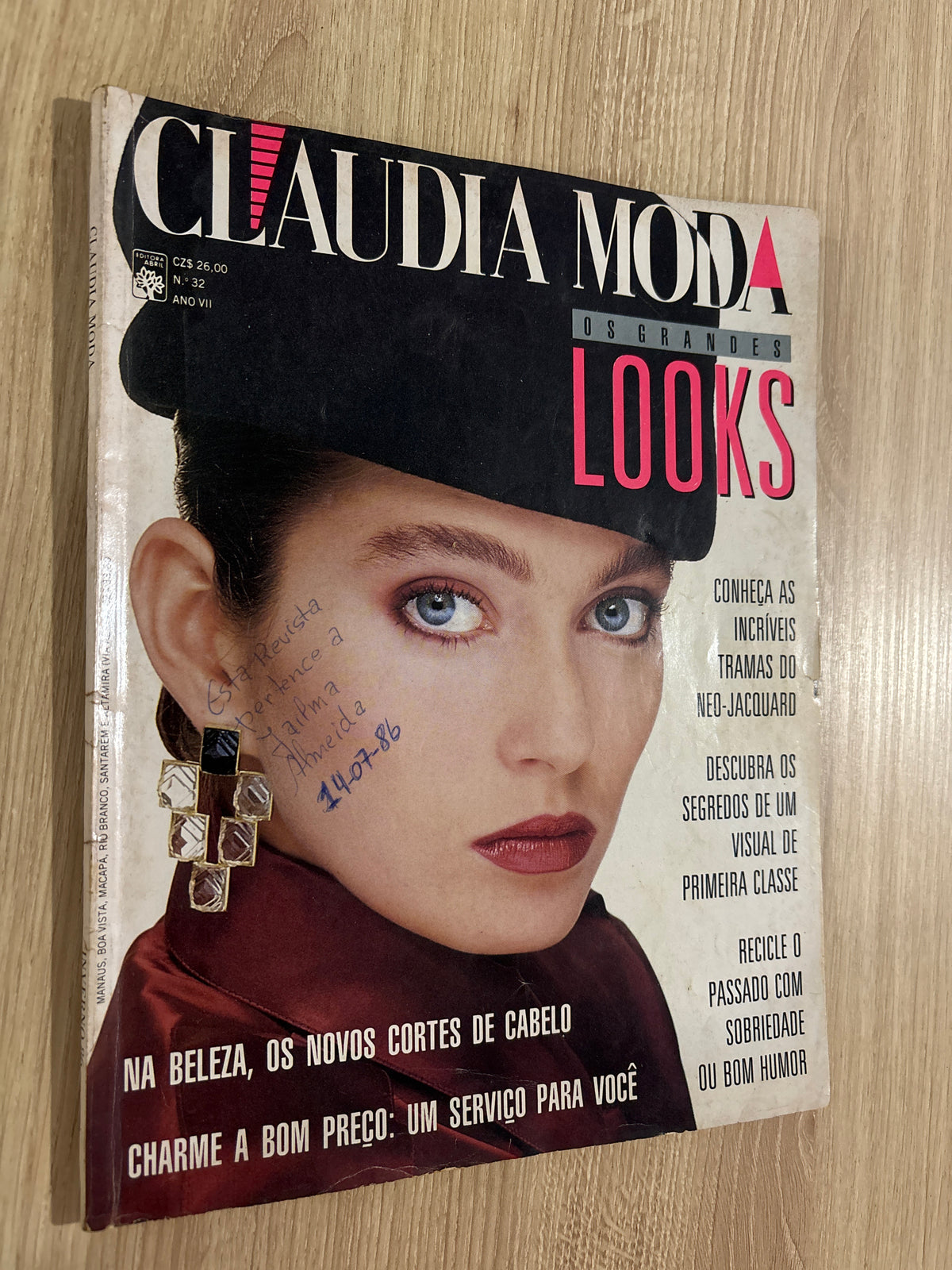 Revista Claudia Moda 32 (1986)