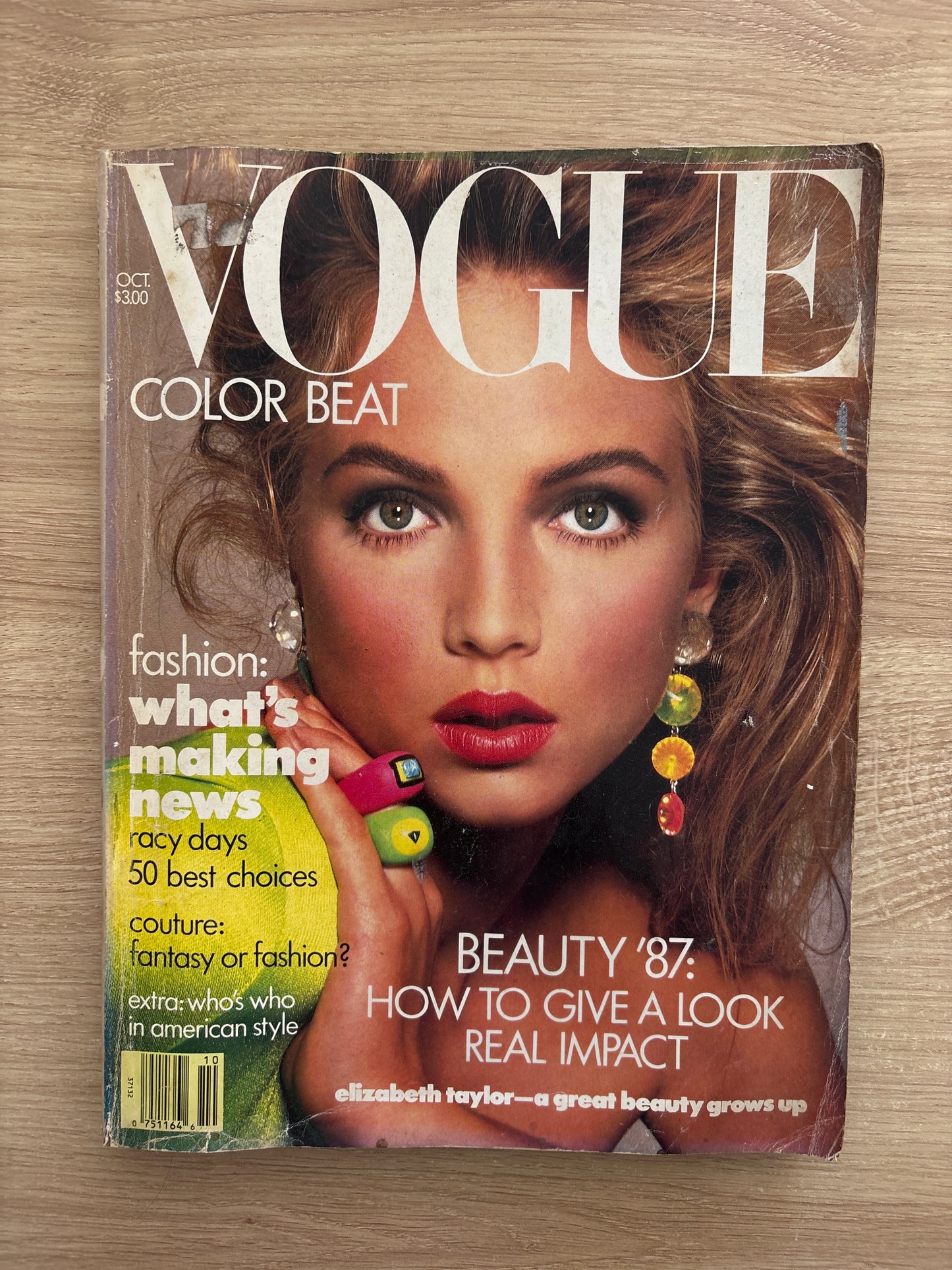 Vintage Vogue Magazine (1987)