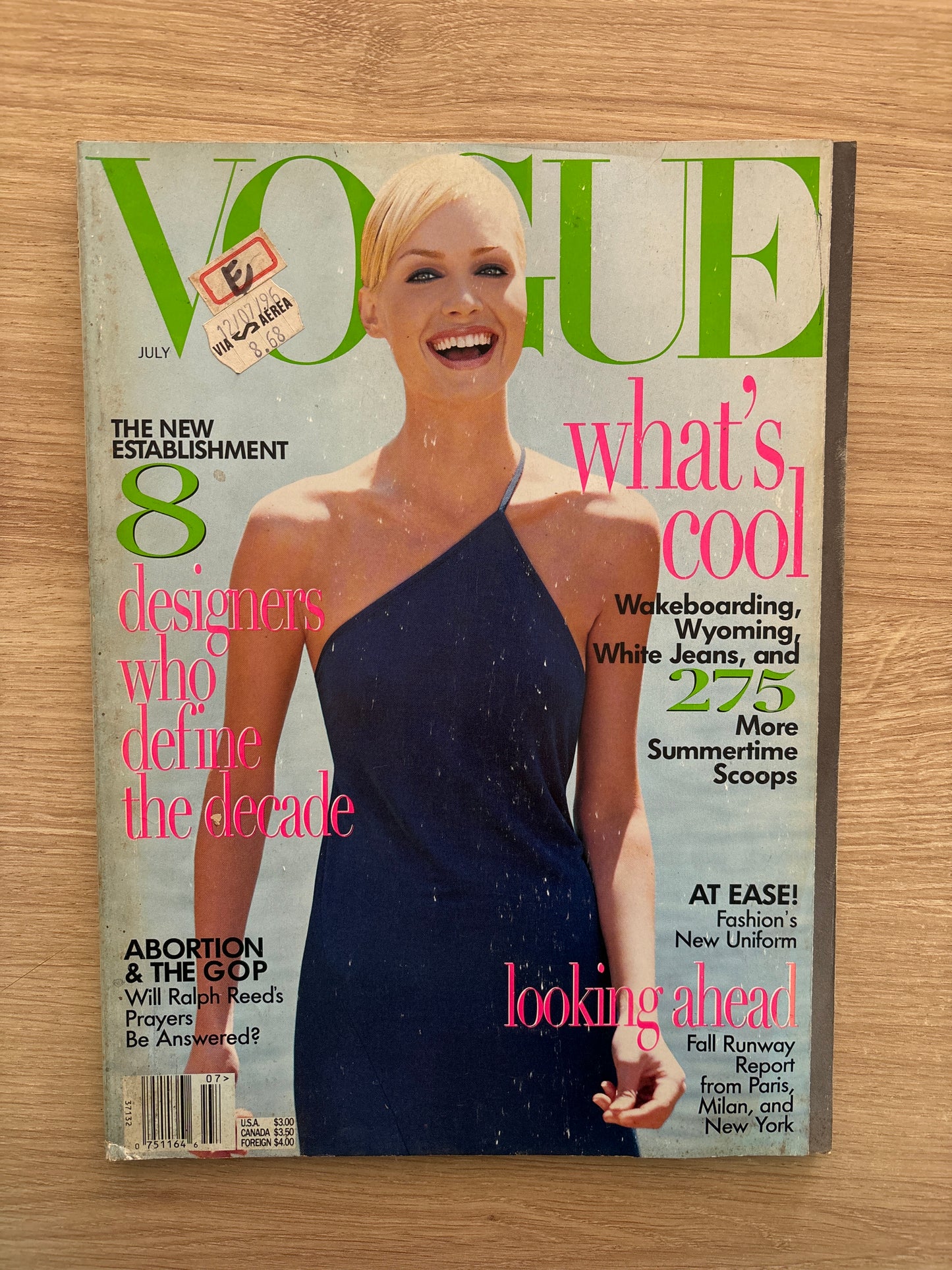 Vintage Vogue Magazine (1996)