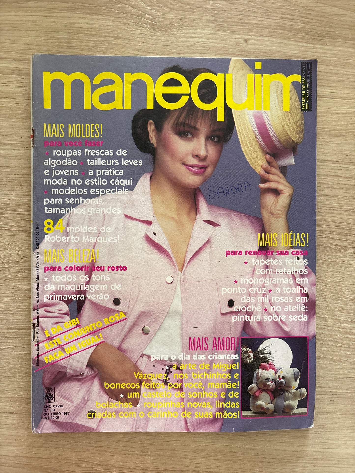 Revista Manequim 334 (1987)