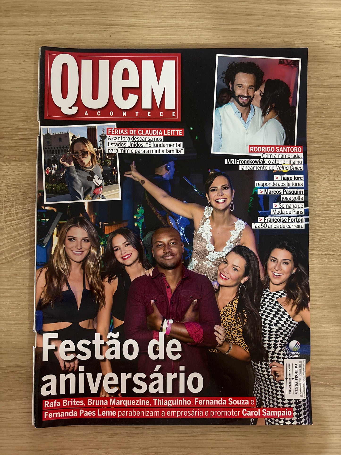Revista Quem Acontece 808 (2016)