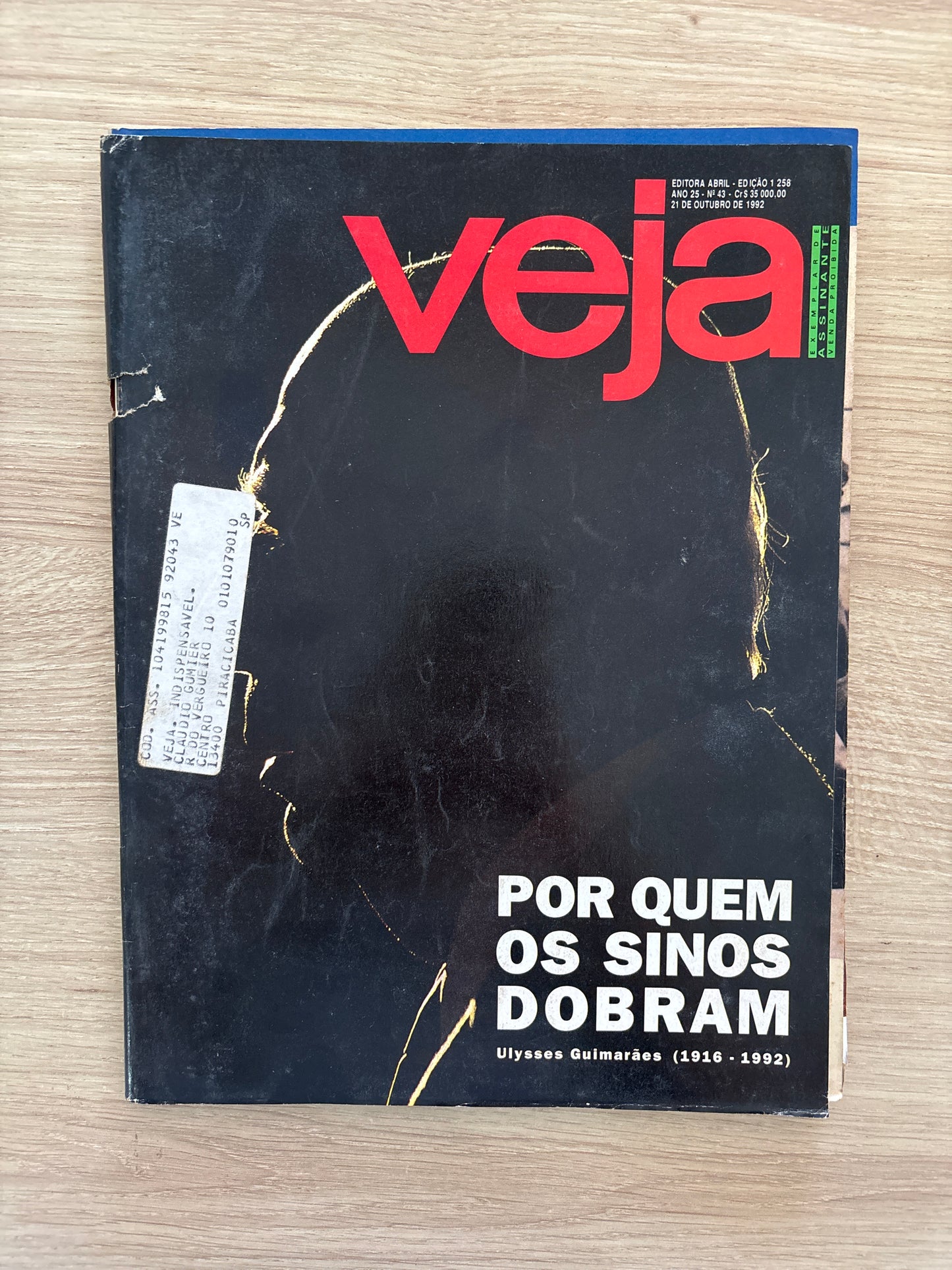 Revista Veja 1258 (1992)