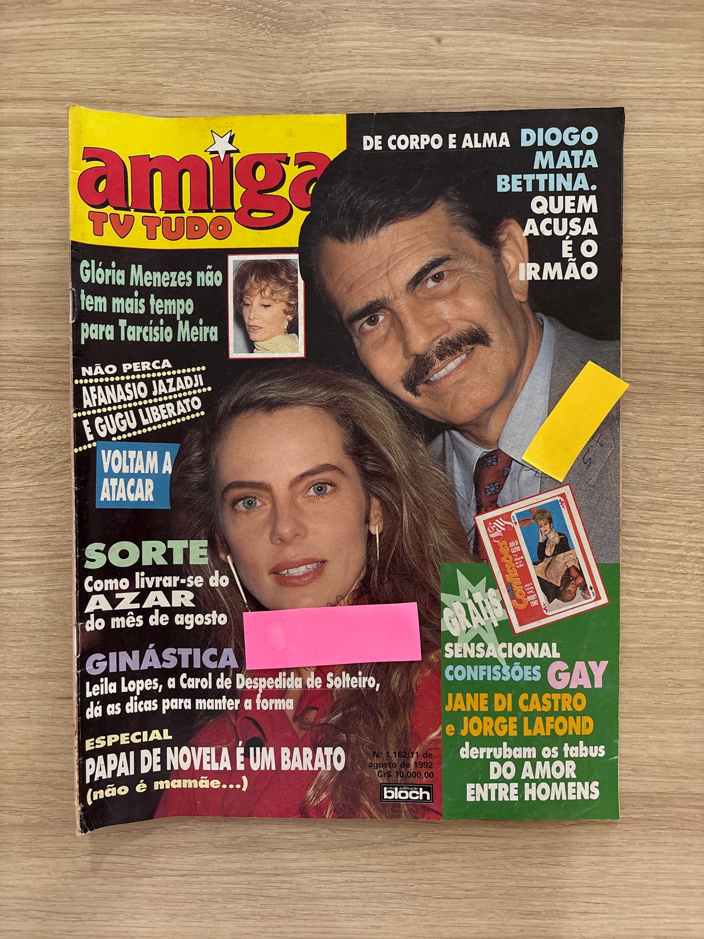 Revista Amiga Tv Tudo 1162 (1992)