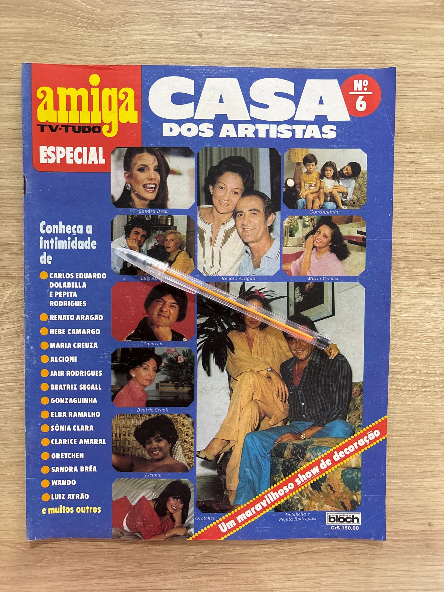 Revista Amiga Casa dos Artistas (1981)