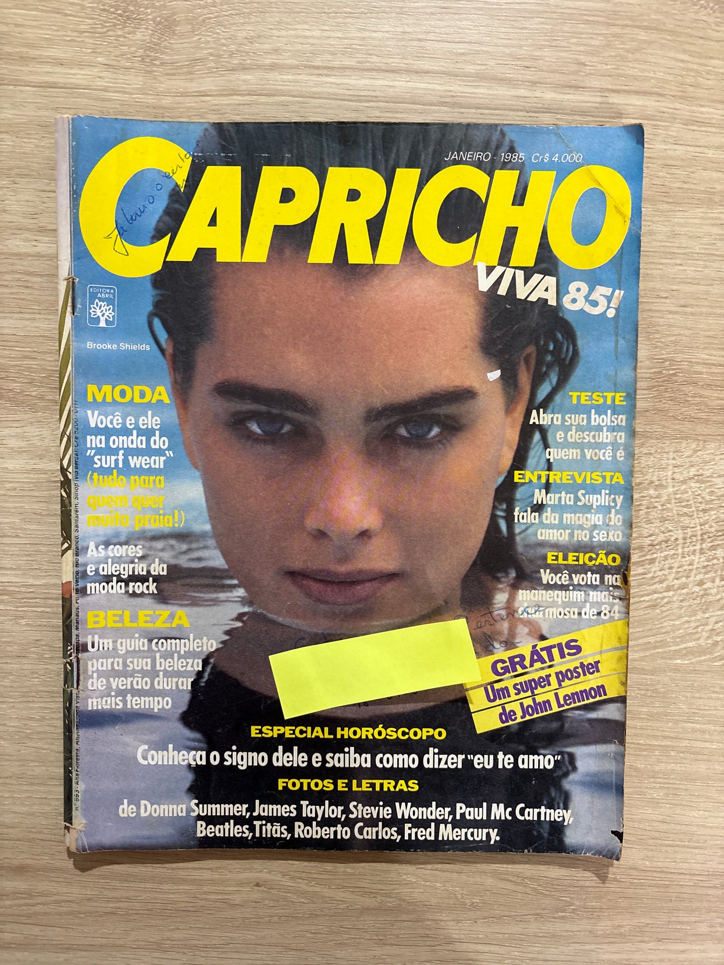 Revista Capricho 593 (1985)