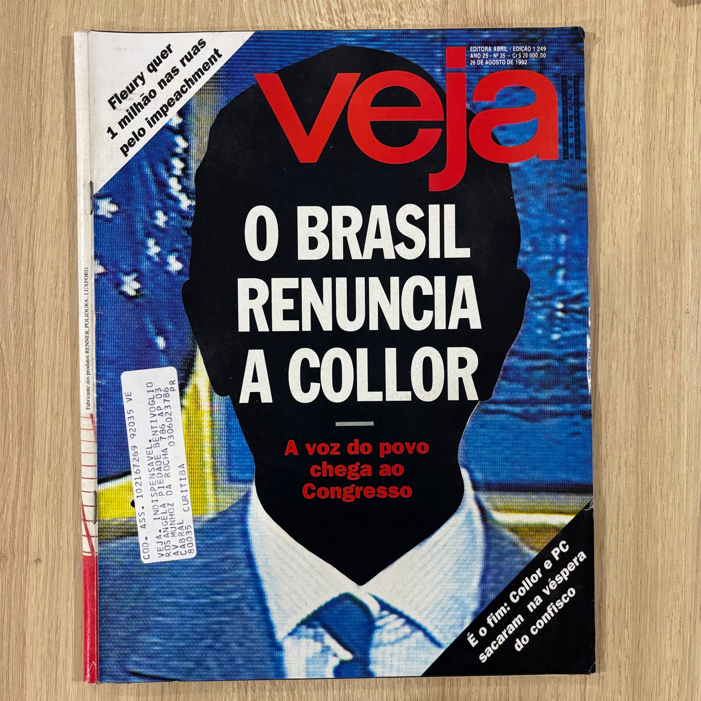 Revista Veja 1249 (1992)