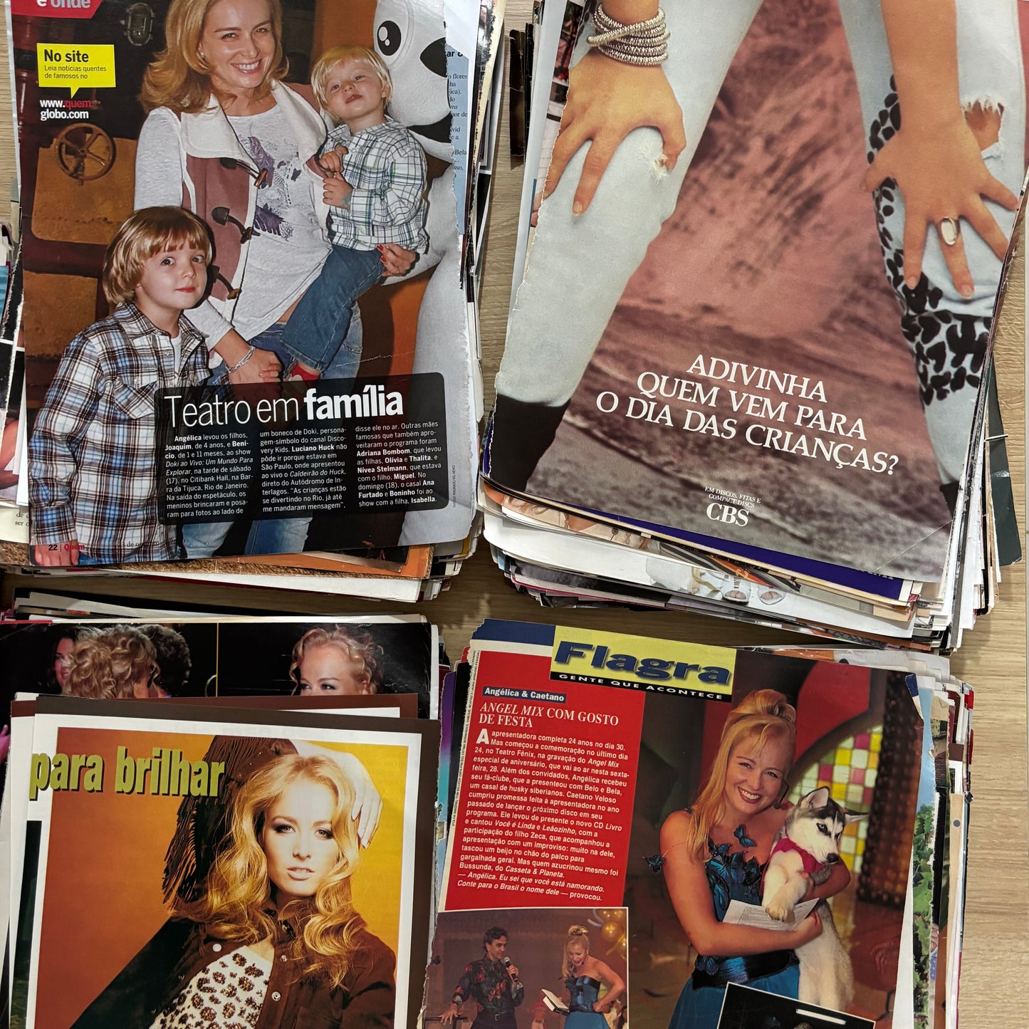 Angélica - Material avulso de revistas variadas