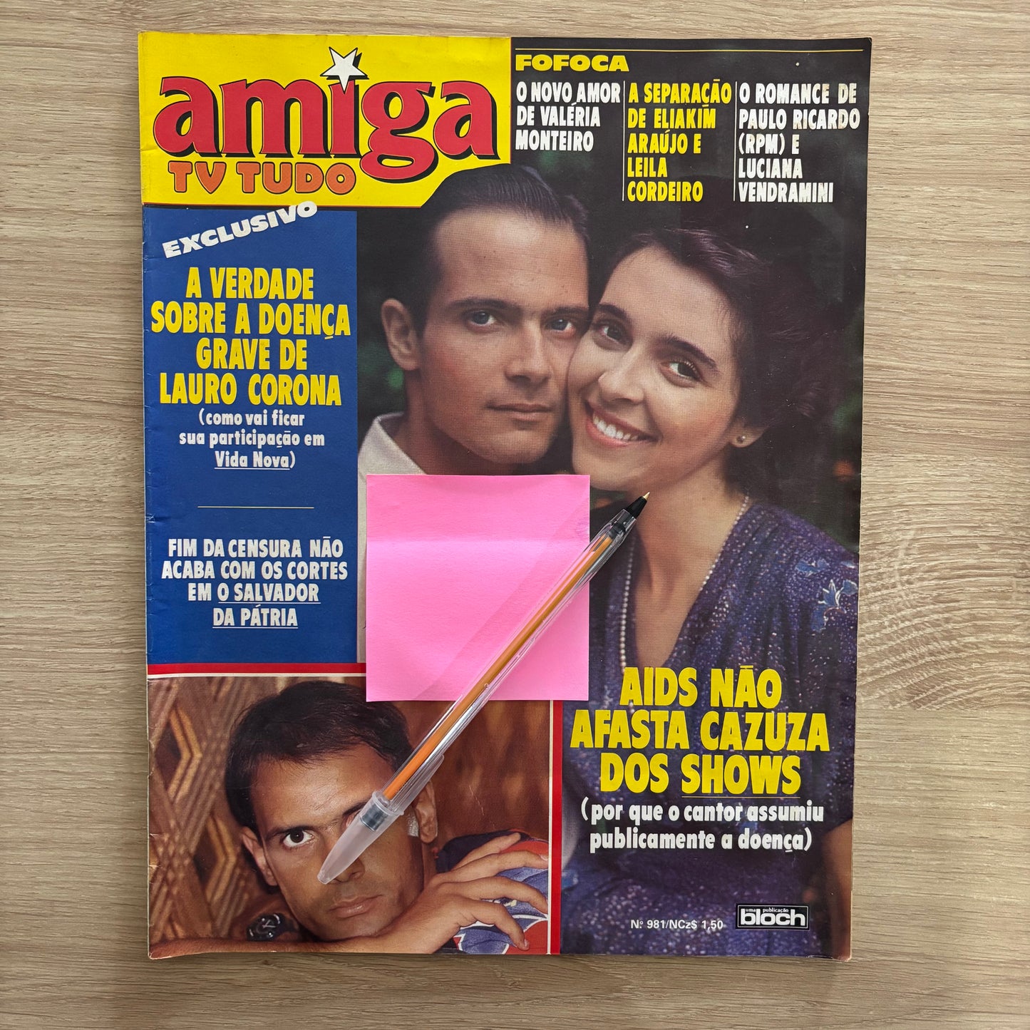 Revista Amiga Tv Tudo 981 (1989)