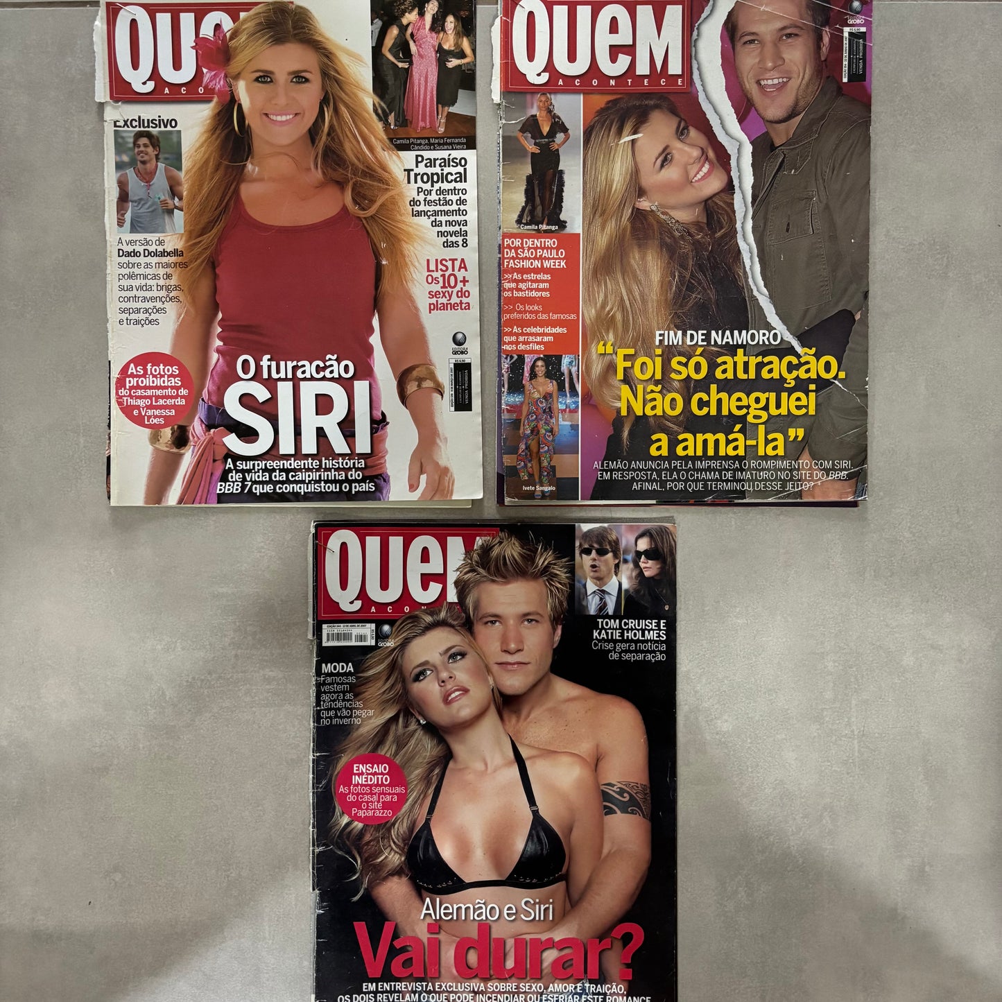 Revista Quem Capa+reportagem