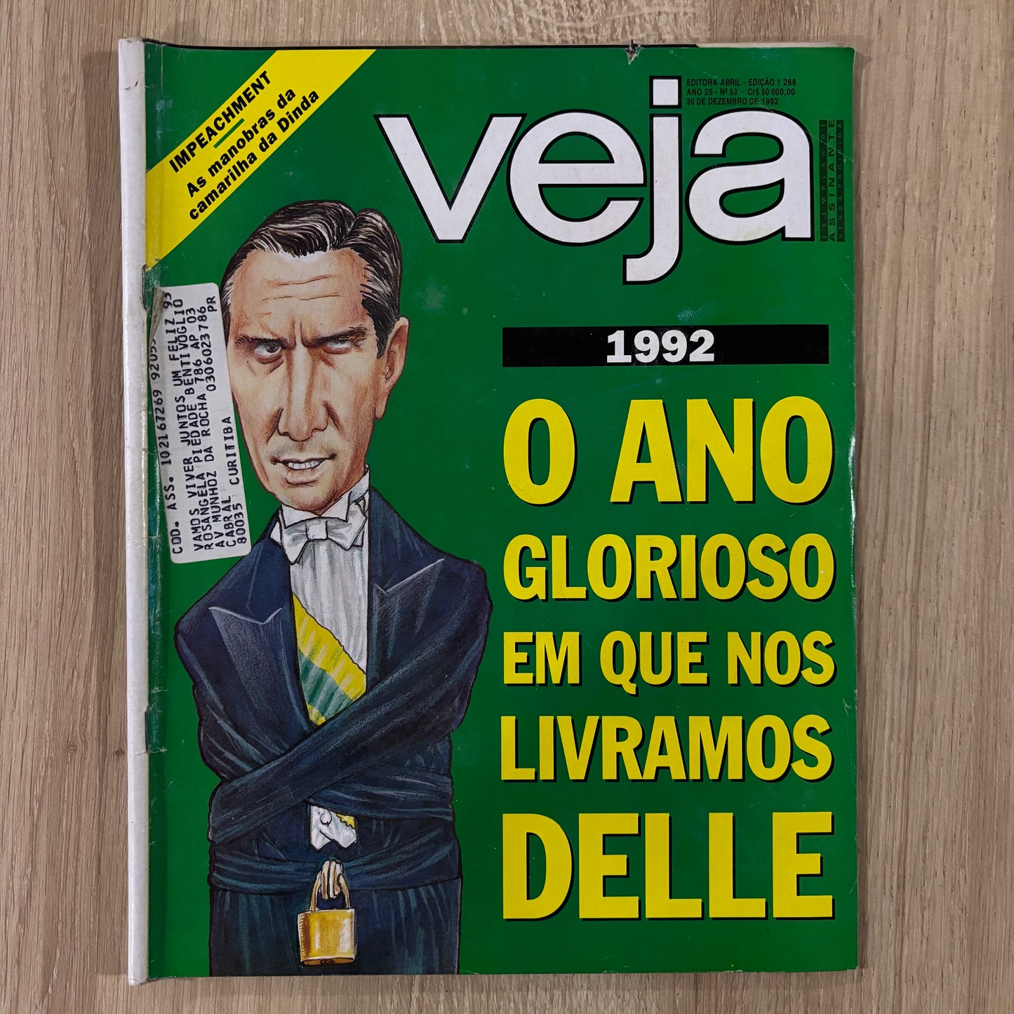 Revista Veja 1268 (1992)