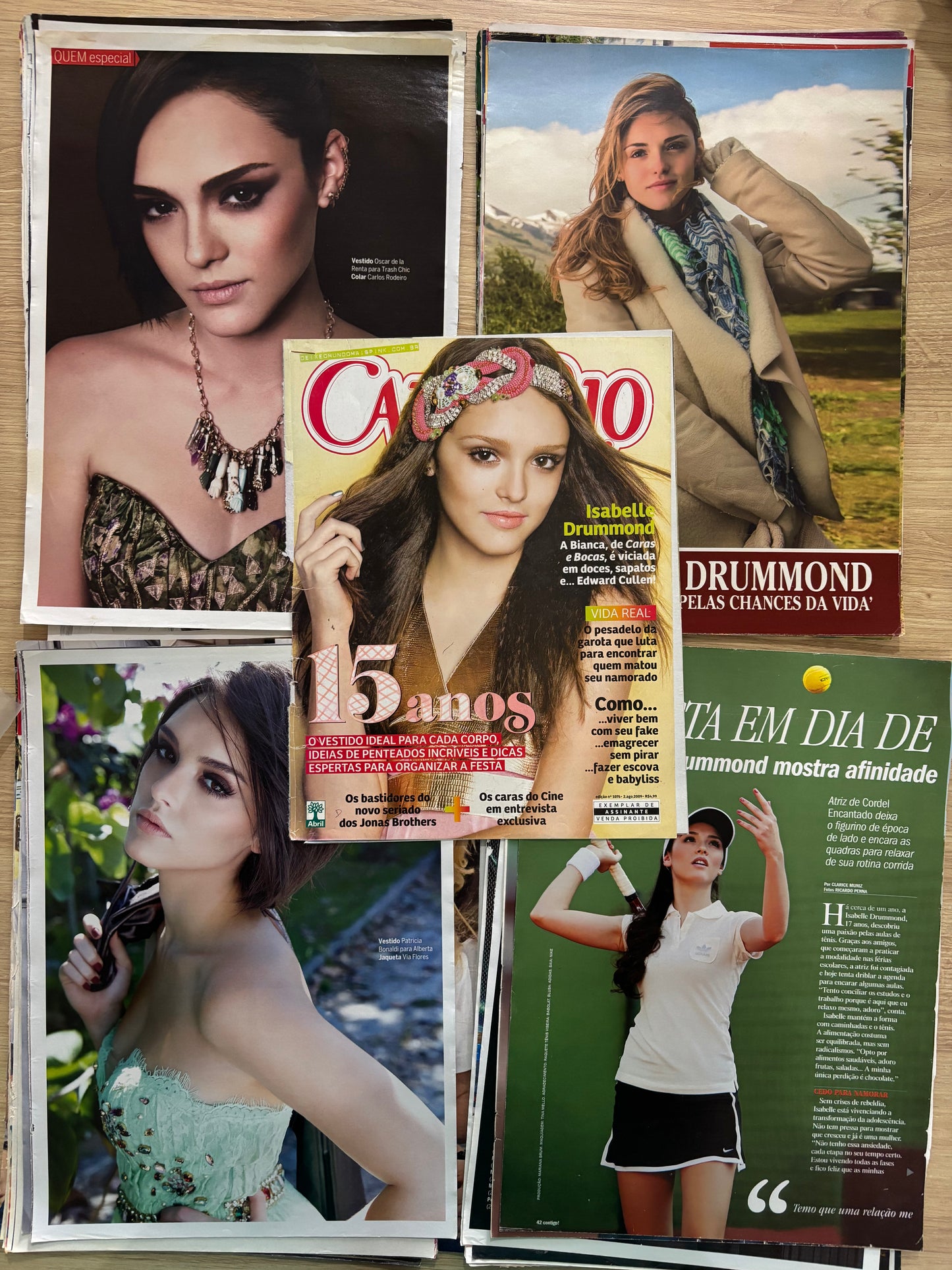 Isabelle Drummond - Material avulso de revistas