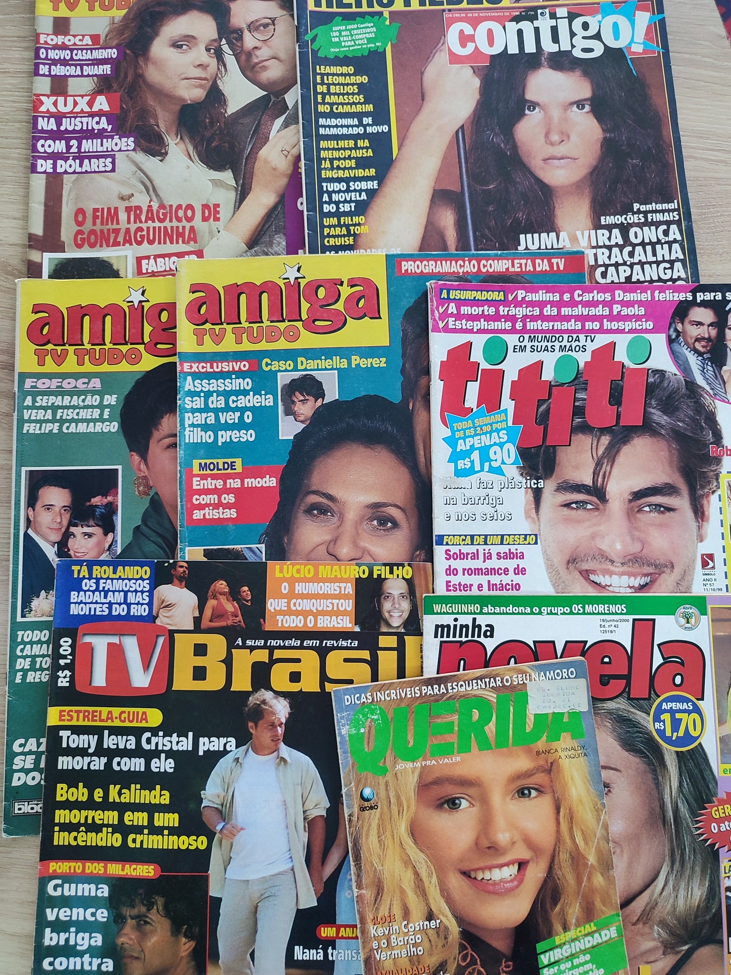 Lote revista Amiga Contigo Minha Novela