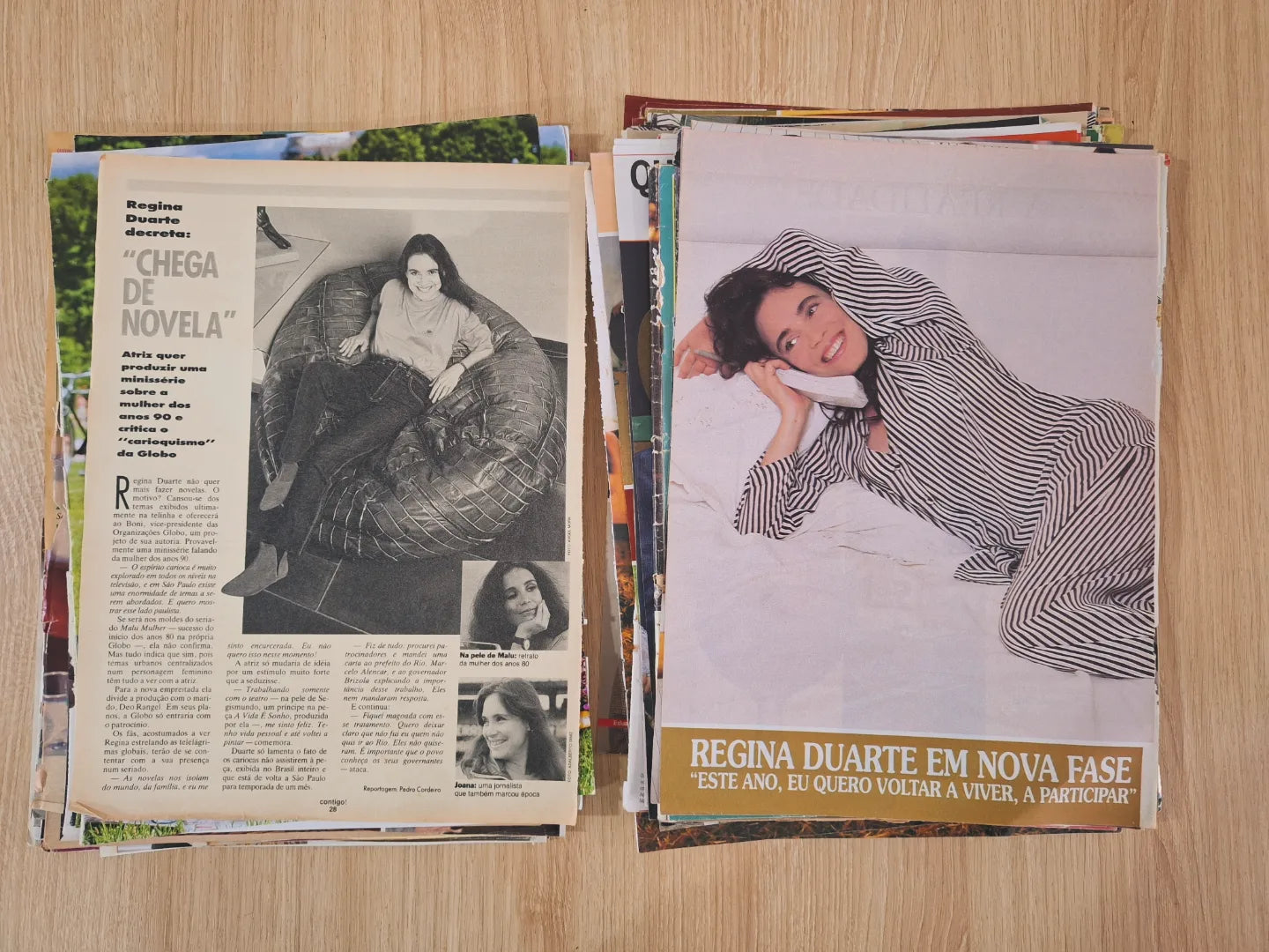 Regina Duarte Material de revistas