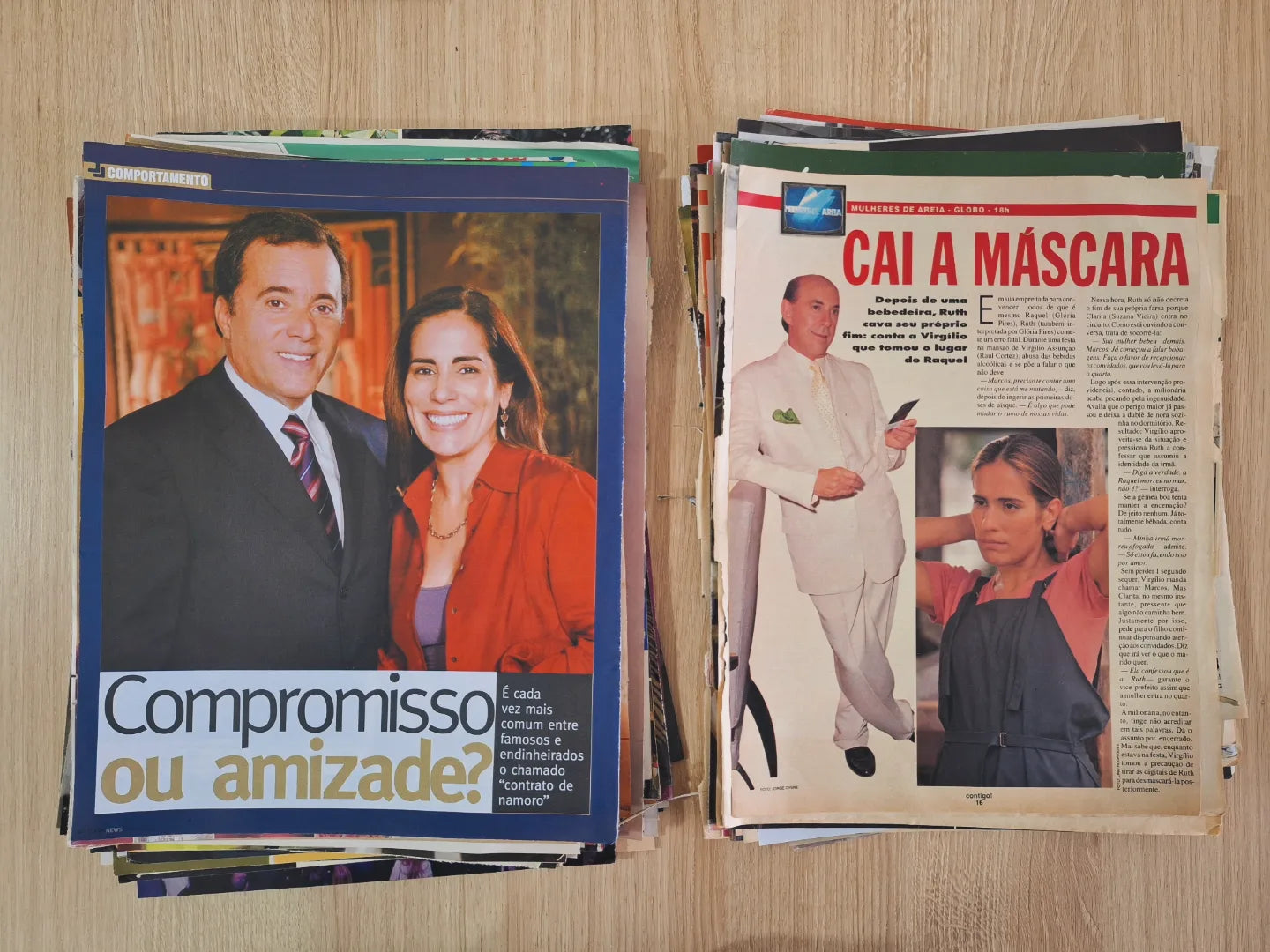 Glória Pires Material de revistas