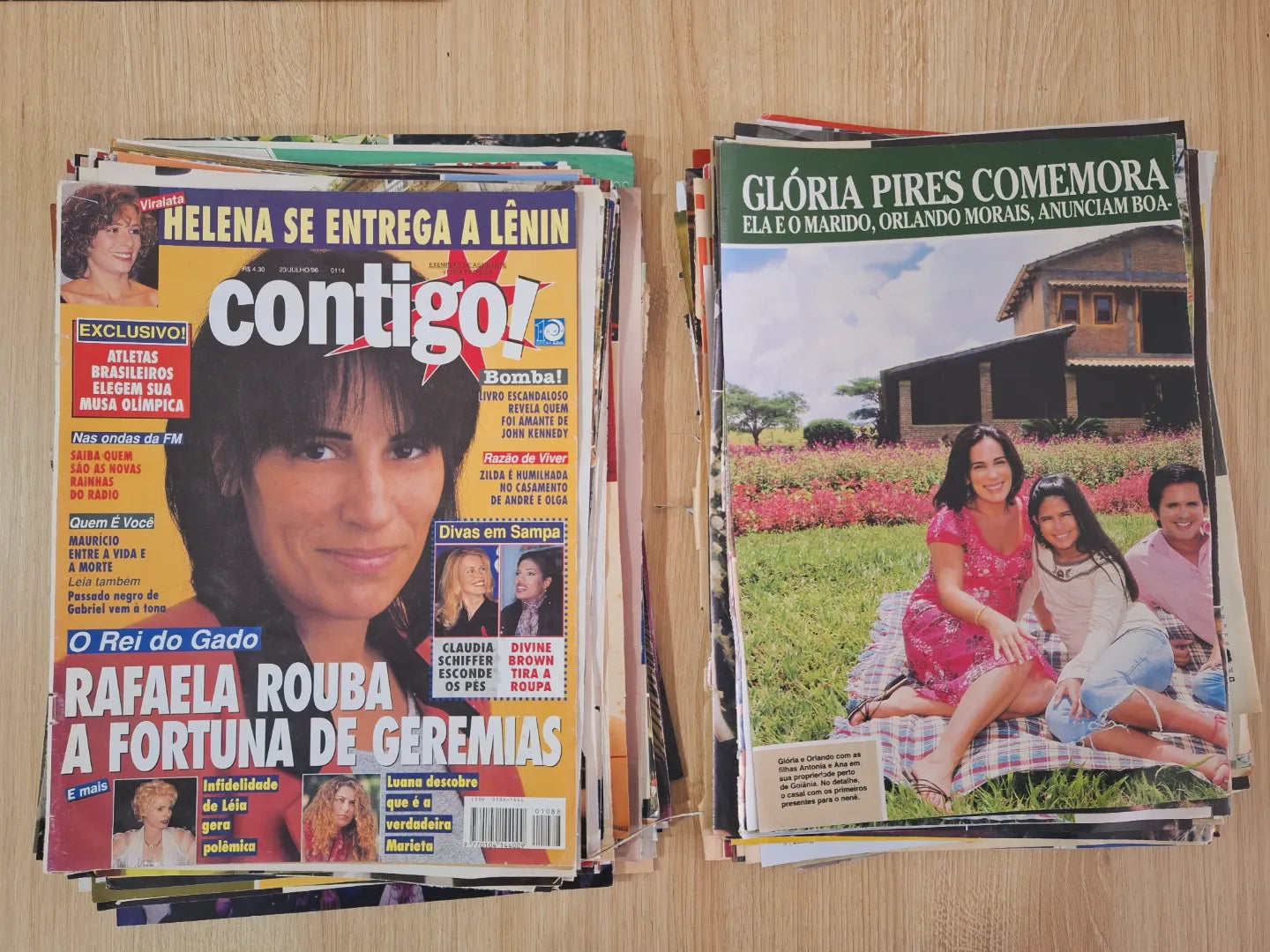 Glória Pires Material de revistas