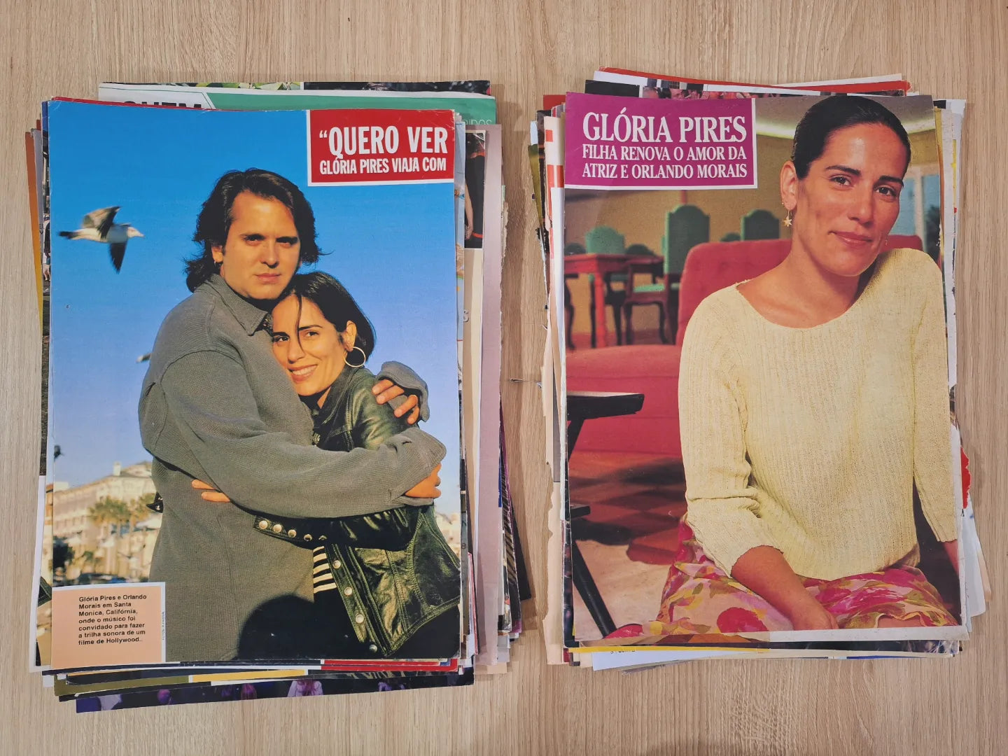 Glória Pires Material de revistas