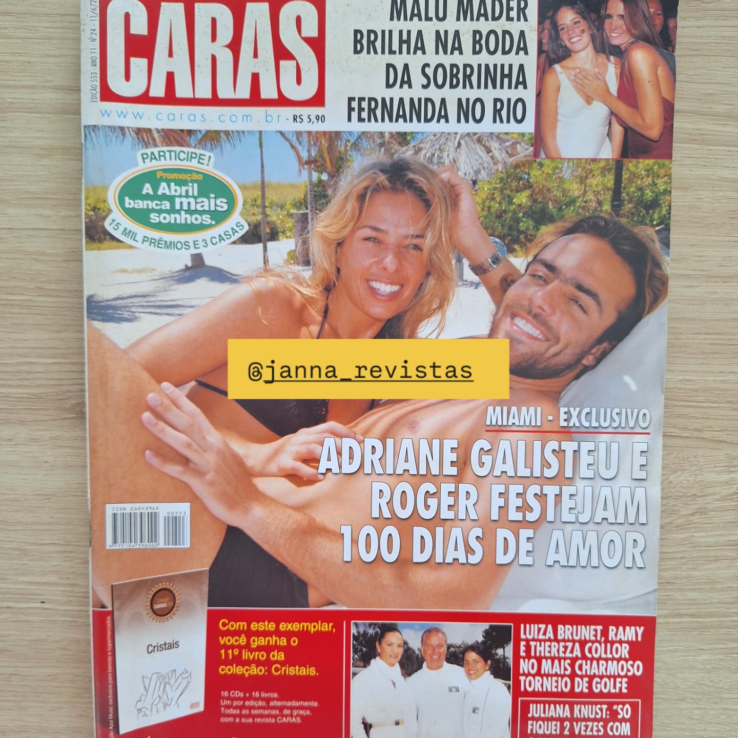 Revista Caras 553 (2004) – Janna Revistas e Discos