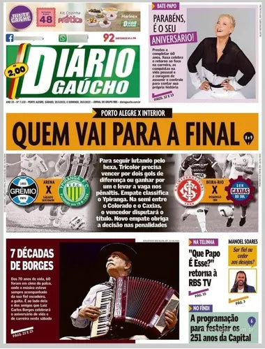 Jornal Diário Gaúcho - Xuxa 60 Anos