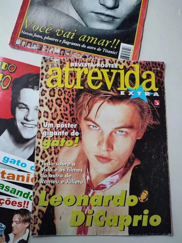 Lote Pôsters Leonardo DiCaprio - 3 Unidades