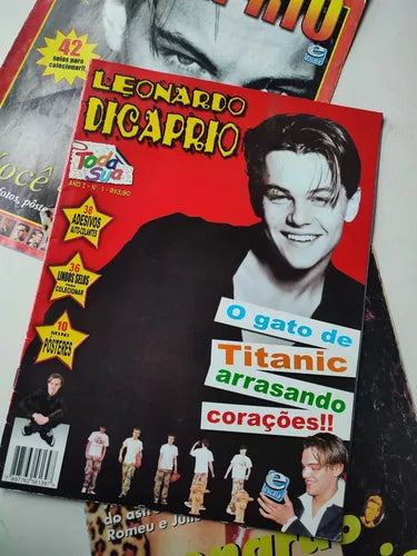 Lote Pôsters Leonardo DiCaprio - 3 Unidades