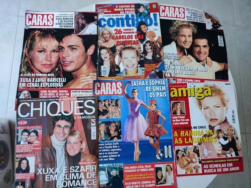 Lote Revistas Xuxa - Capa e Reportagem