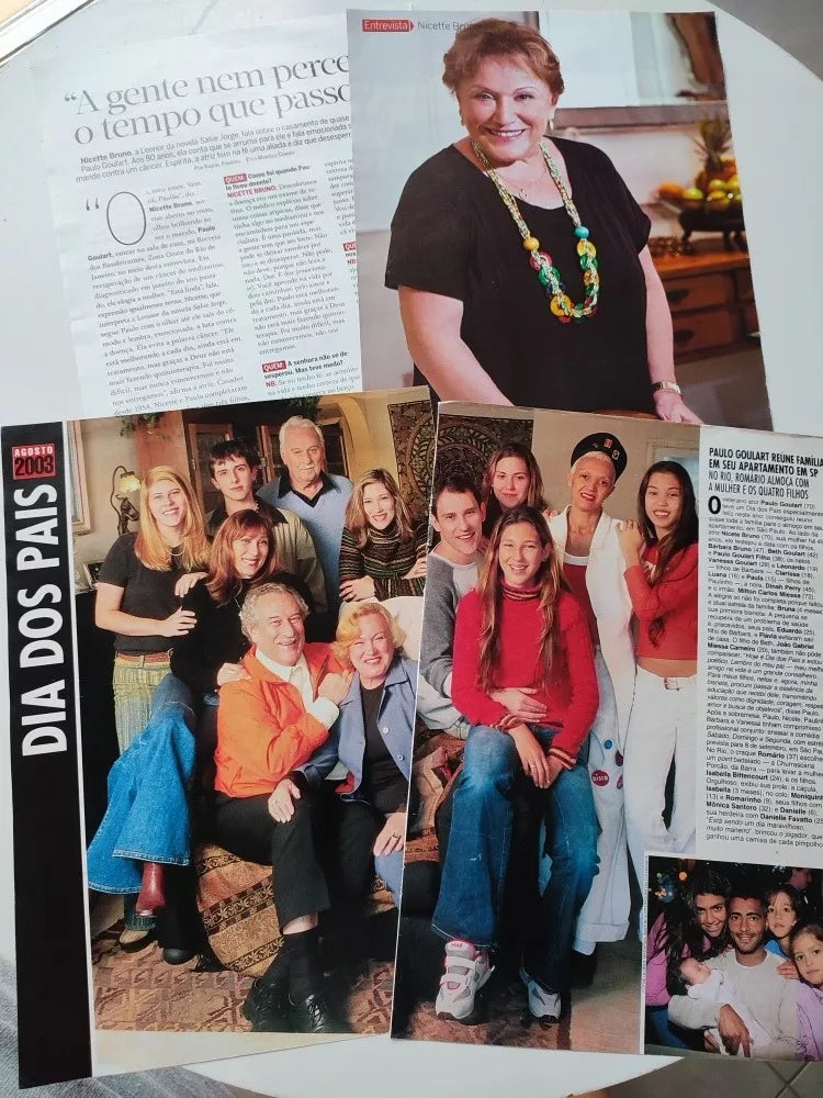Materiais de Revista - Nicette Bruno e Paulo Goulart