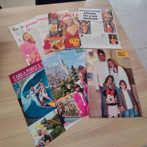 Materiais de Revista - Carla Perez - Contigo, Caras