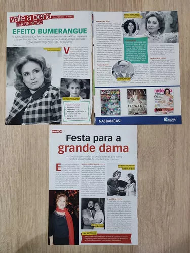 Materiais de Revista - Eva Wilma