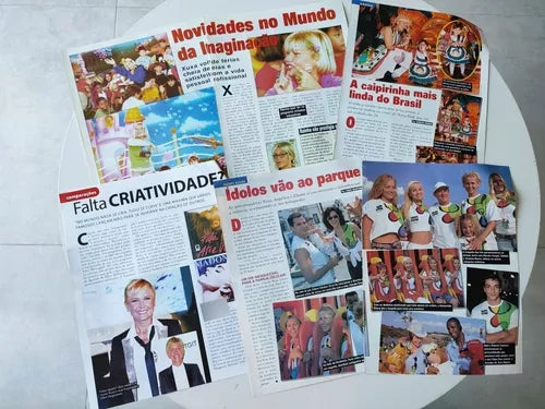 Materiais de Revista - Xuxa - Minha Novela, Tititi, Conta Mais 02