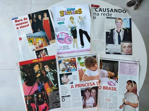Materiais de Revista - Xuxa - Minha Novela, Tititi, Conta Mais 02