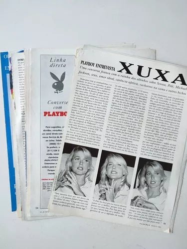 Materiais de Revista - Xuxa - Minha Novela, Tititi, Conta Mais 02
