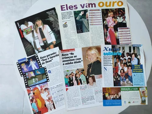 Materiais de Revista - Xuxa - Minha Novela, Tititi, Conta Mais 02