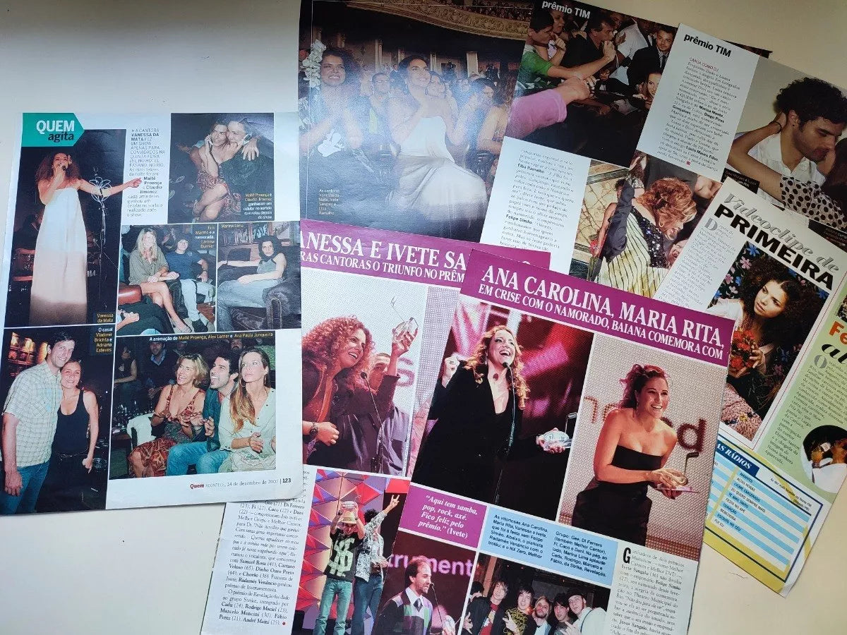 Materiais de Revista - Vanessa da Mata