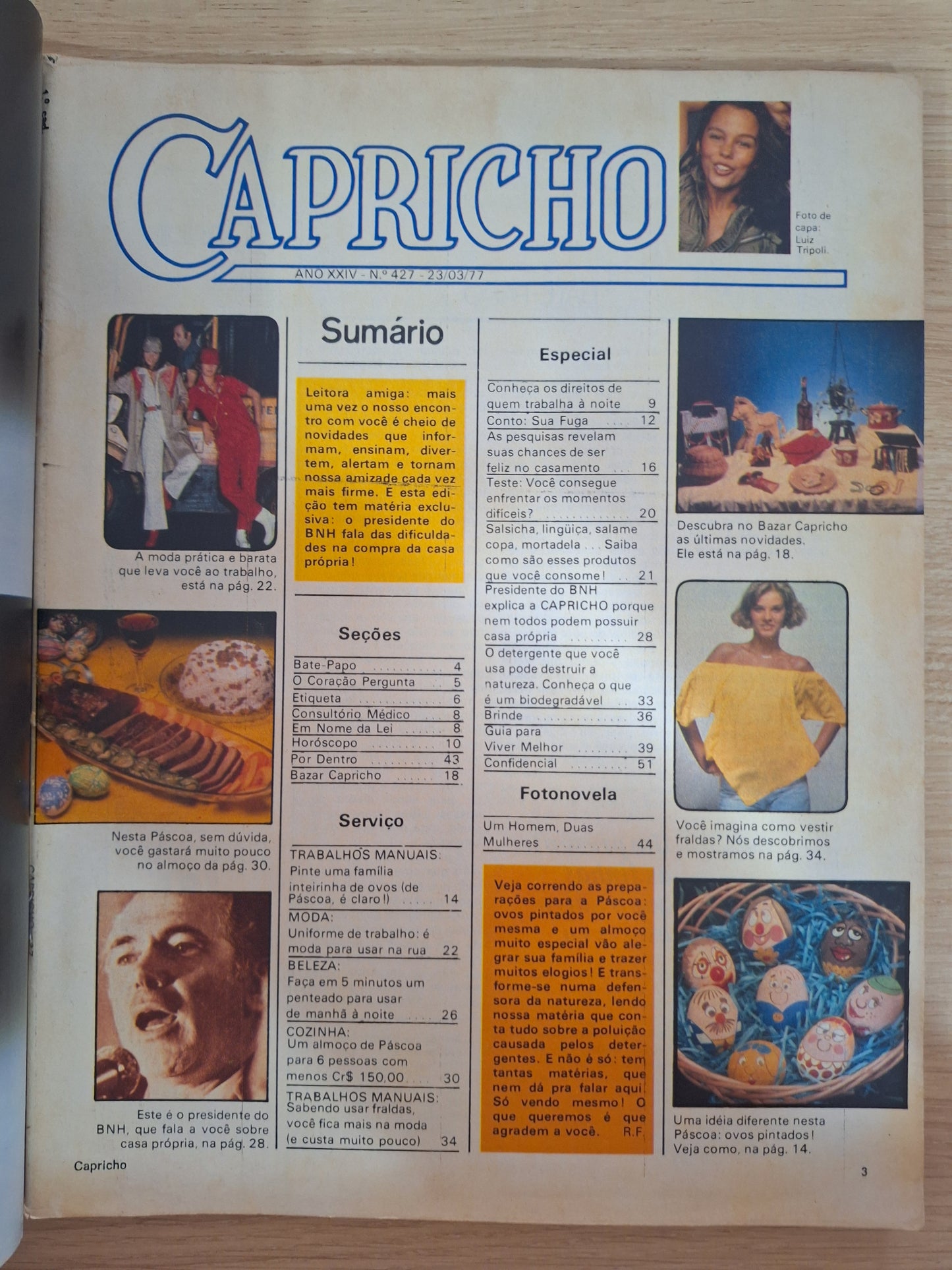 Revista Capricho 427 (1977)