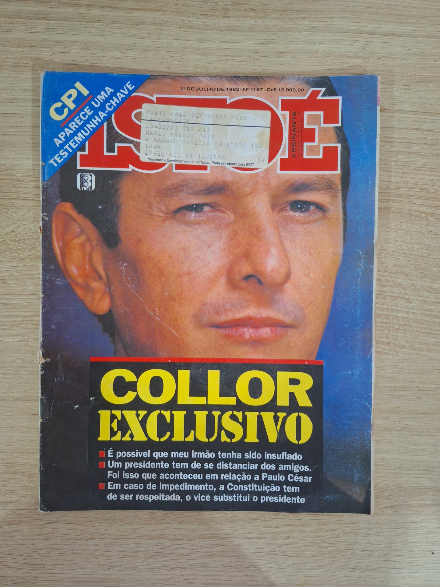 Revista Istoé 1187 (1992)