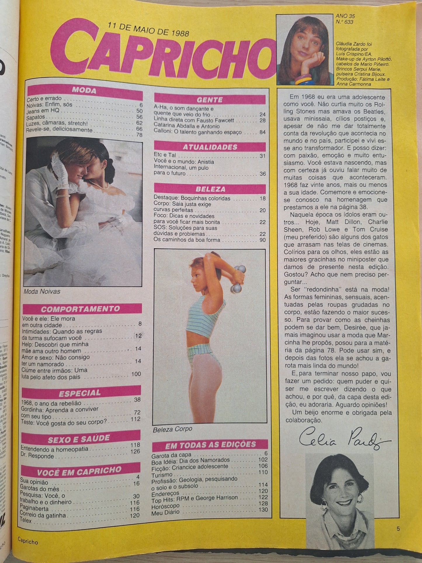 Revista Capricho 633 (1988)