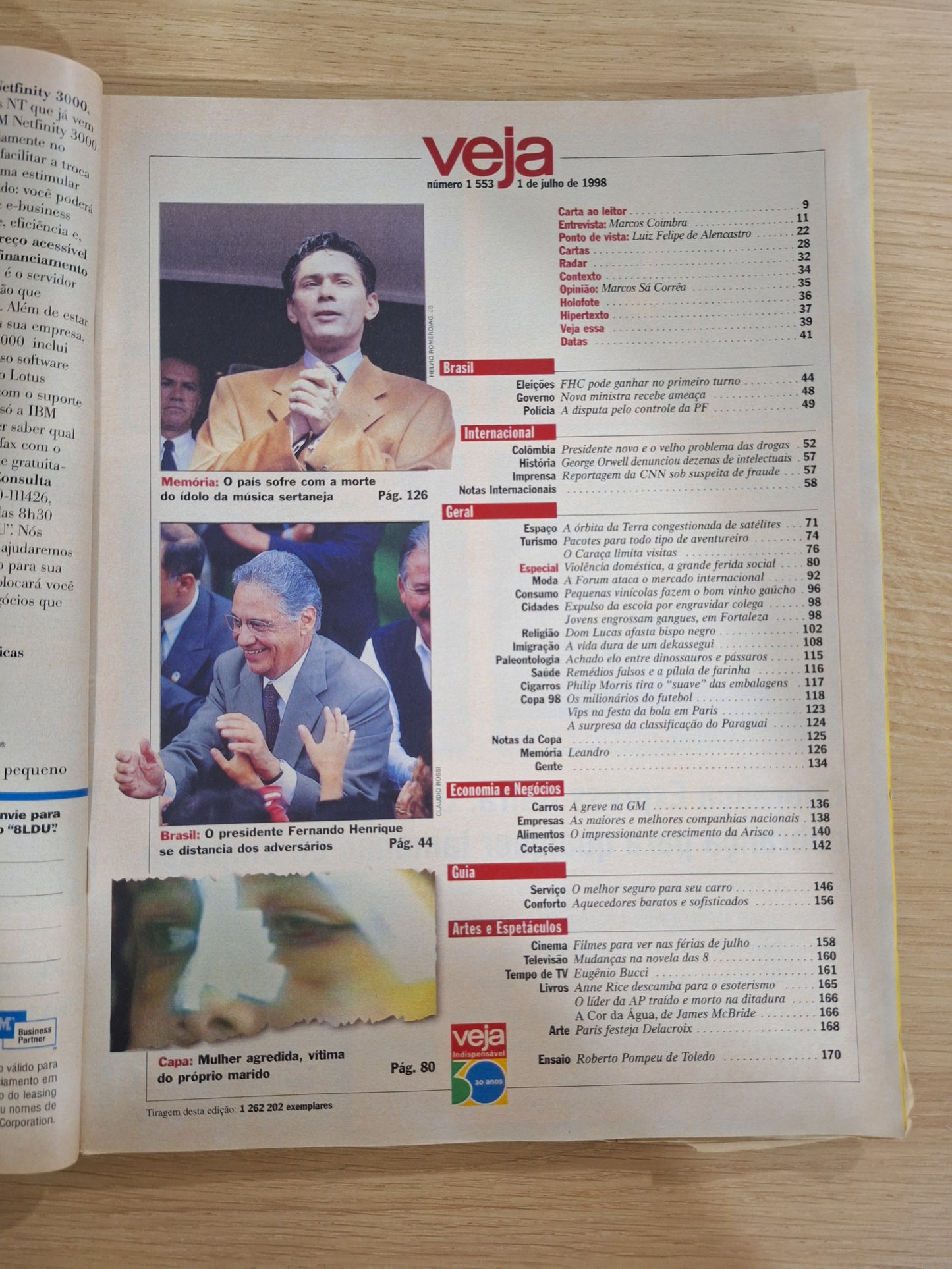 Revista Veja 1553 (1998)