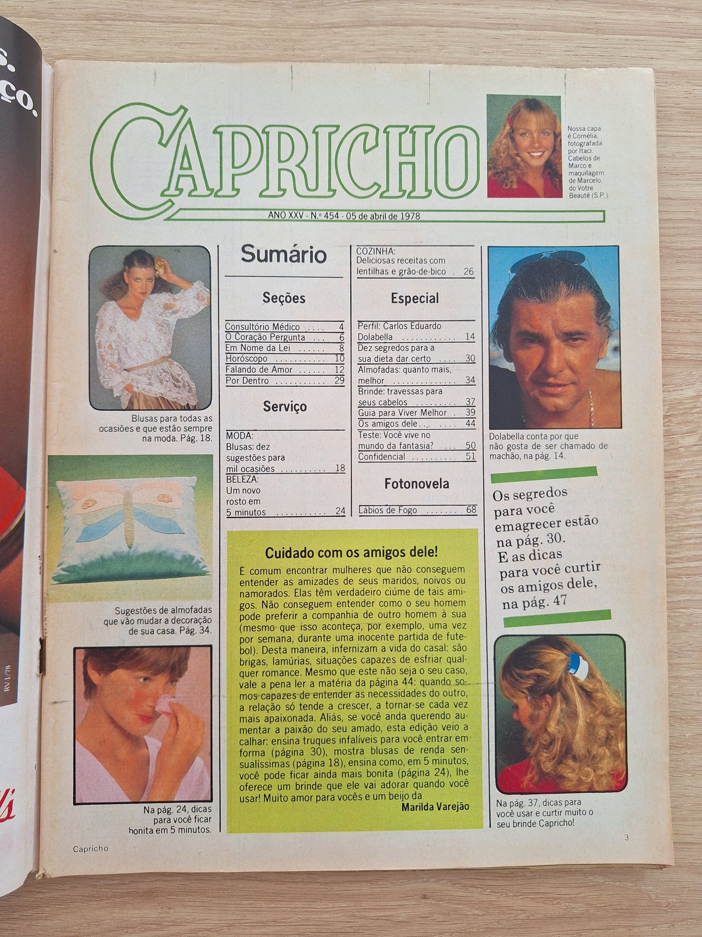 Revista Capricho 454 (1978)