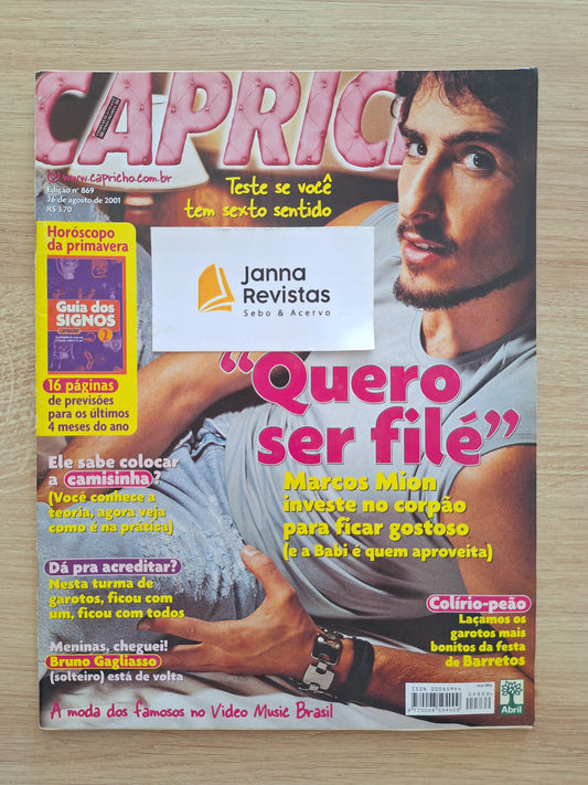 Revista Capricho 869 (2001)