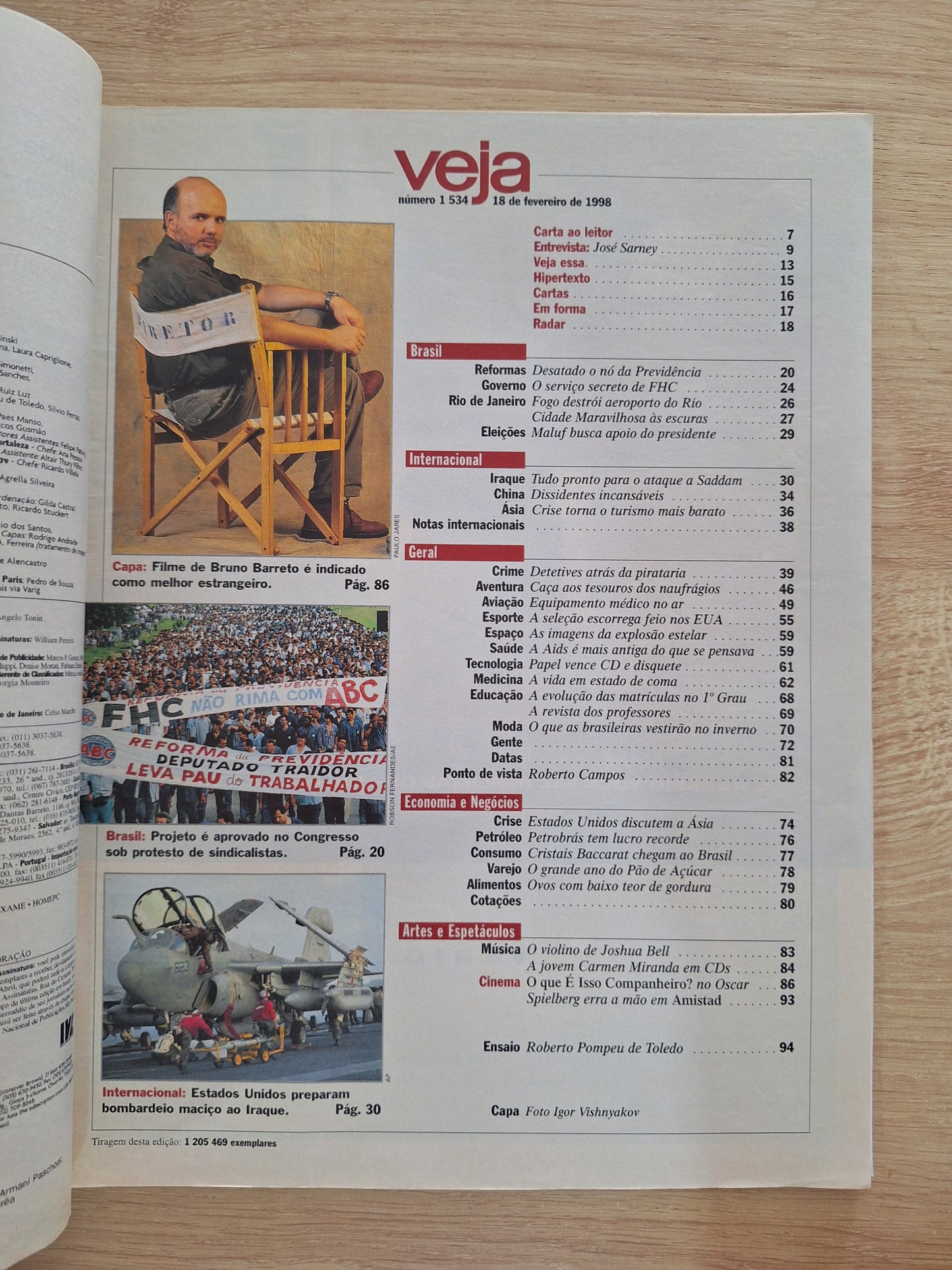 Revista Veja 1534 (1998)