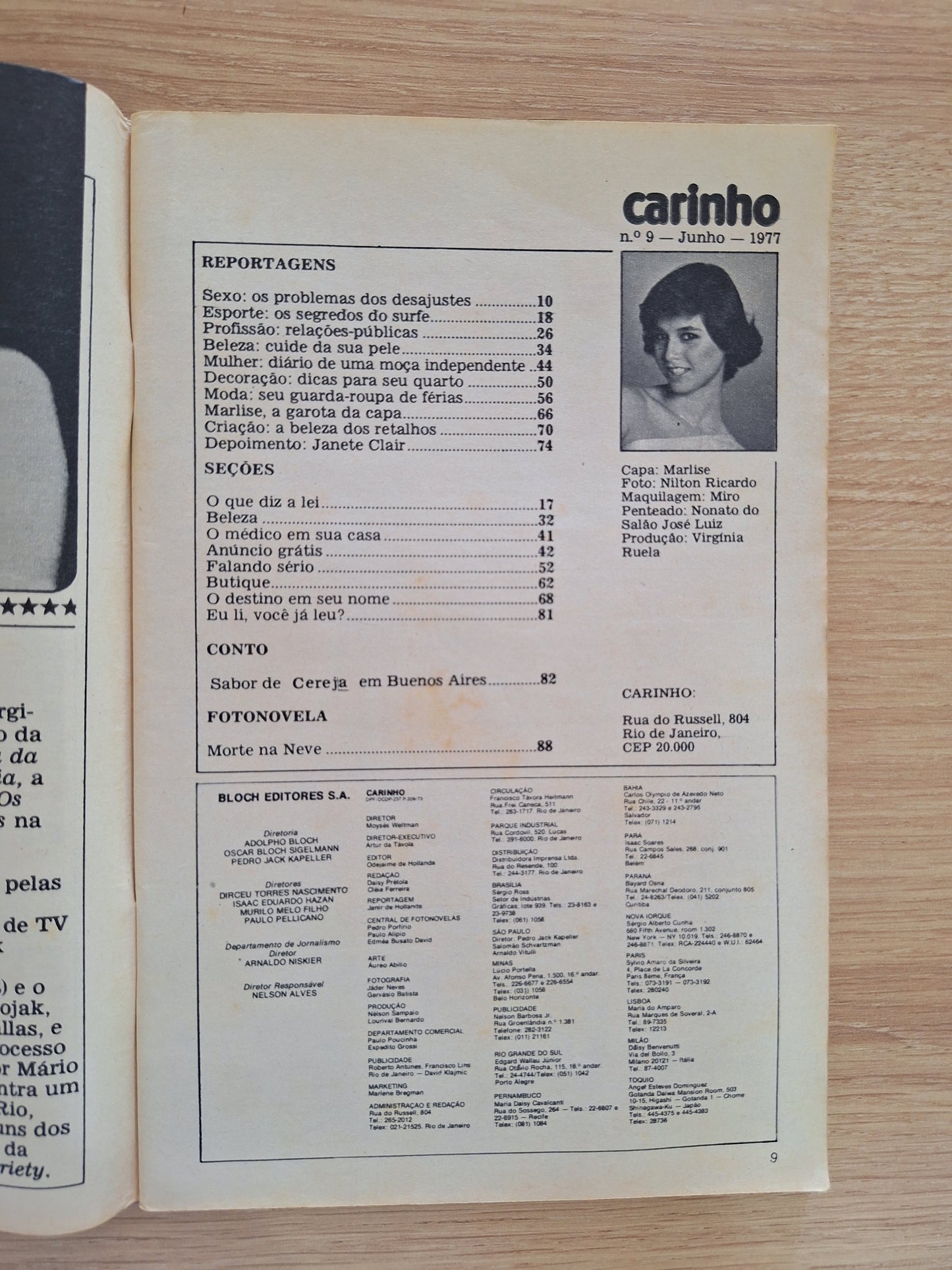 Revista Carinho Nº 09 (1977)