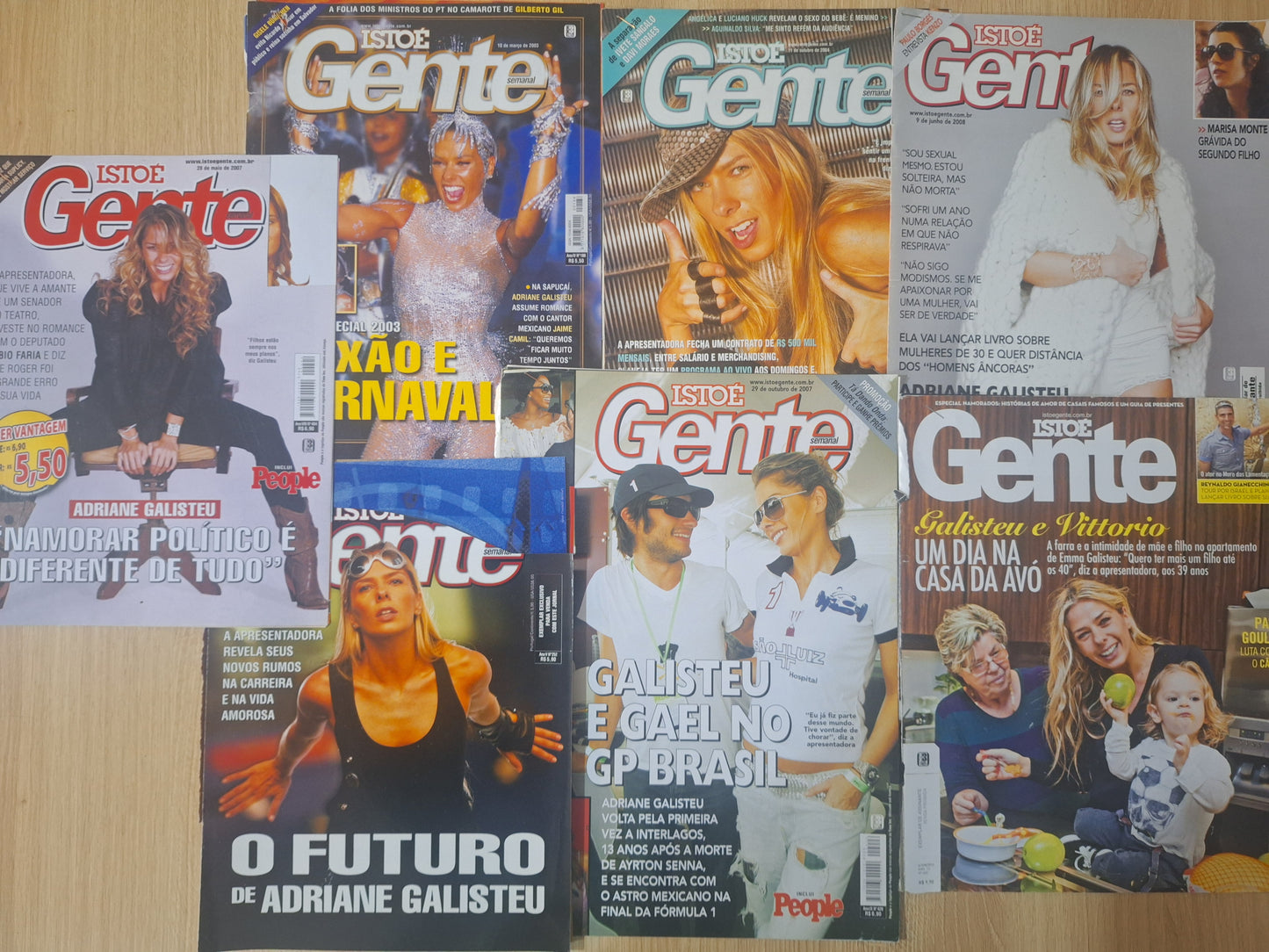 Adriane Galisteu - Material Avulso Revista Istoé Gente