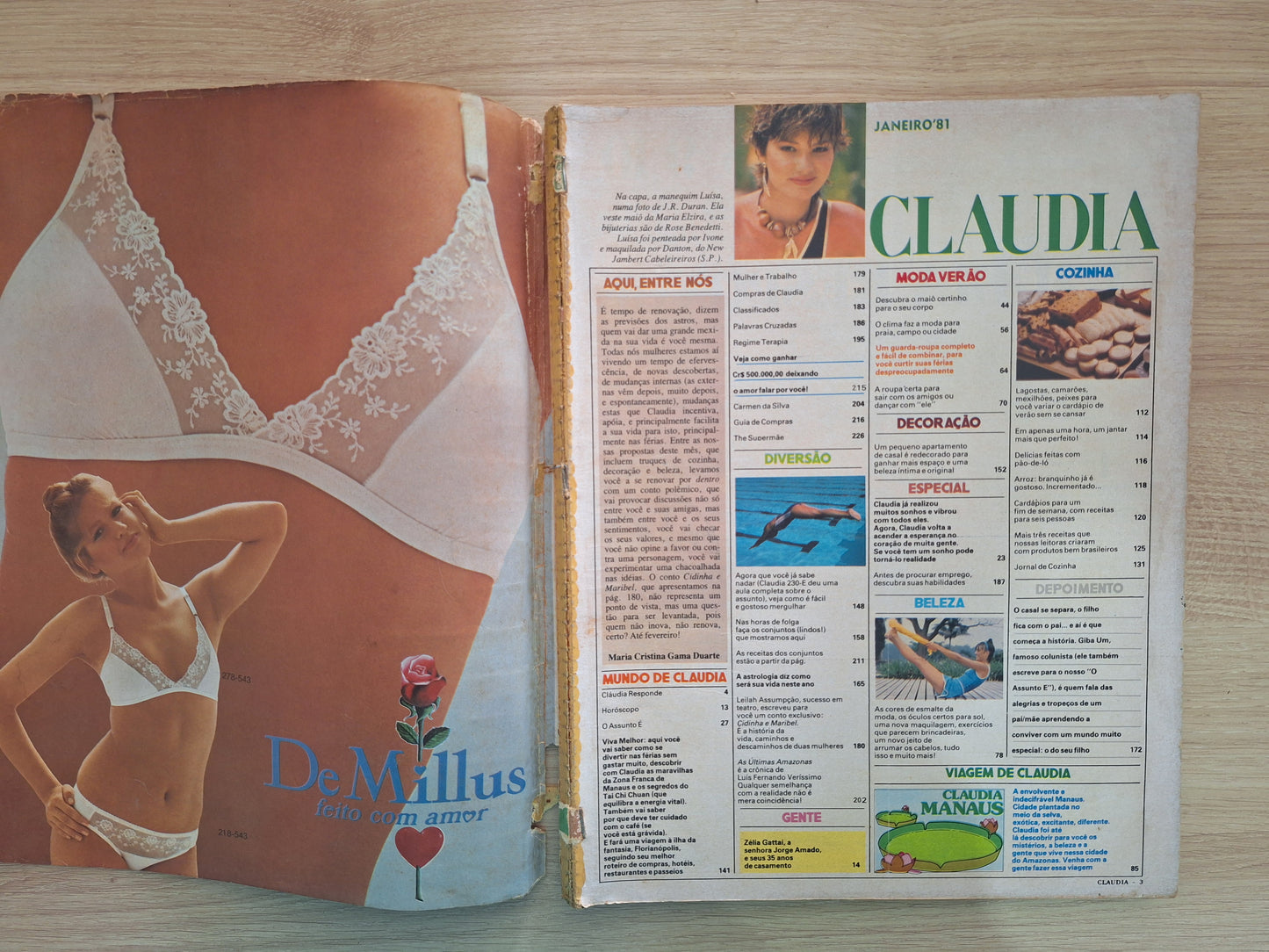 Revista Claudia - Janeiro 1981