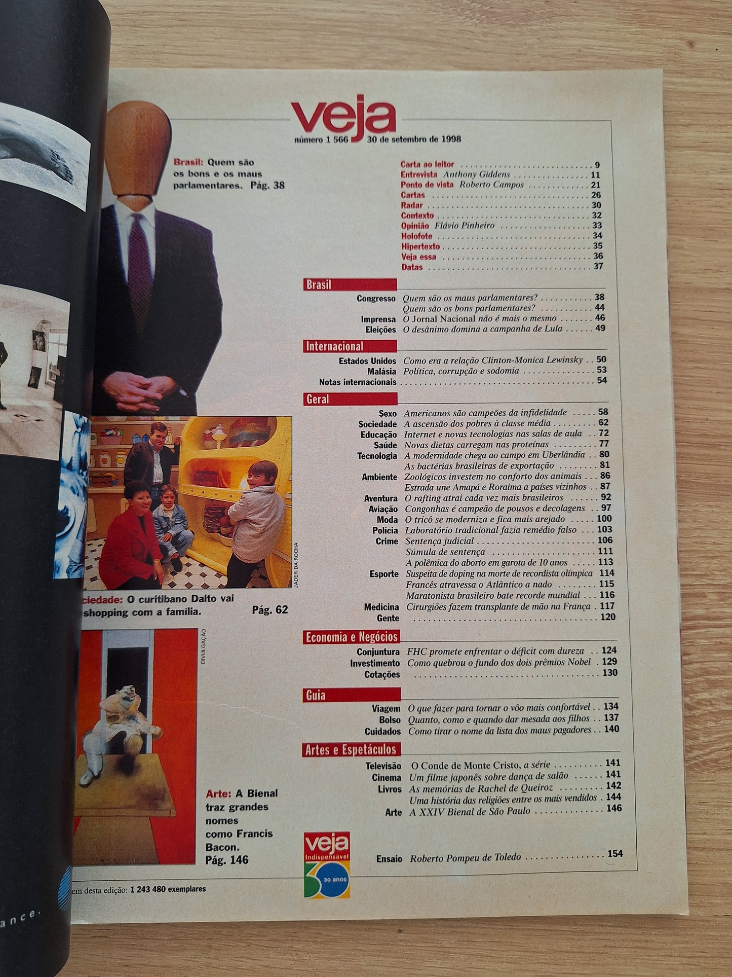 Revista Veja 1566 (1998)