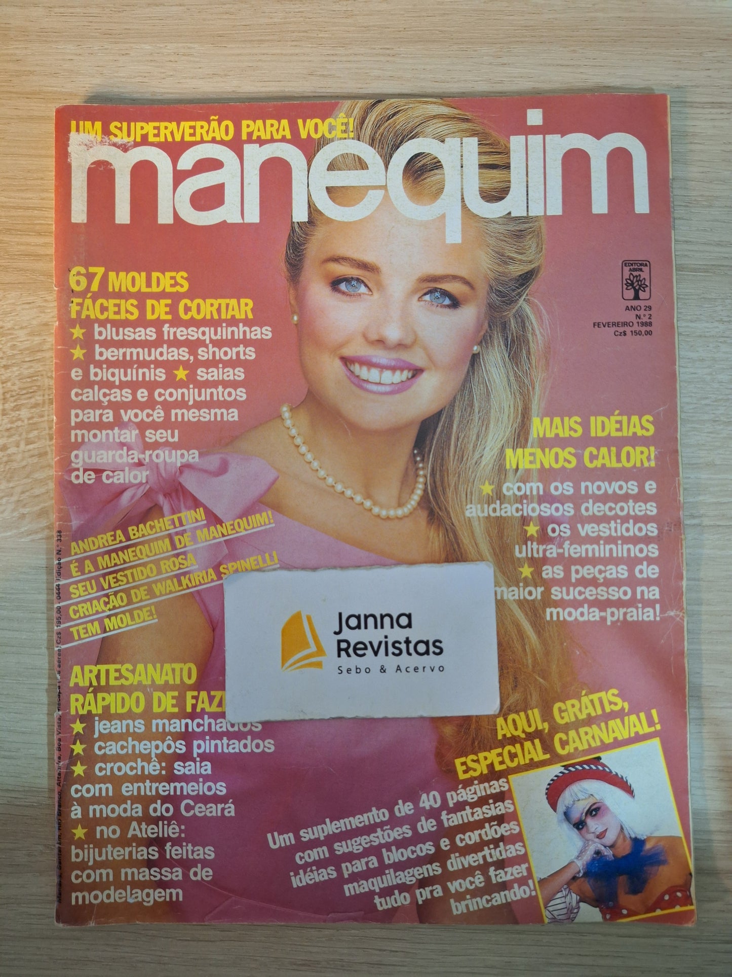 Revista Manequim 338 (1988)