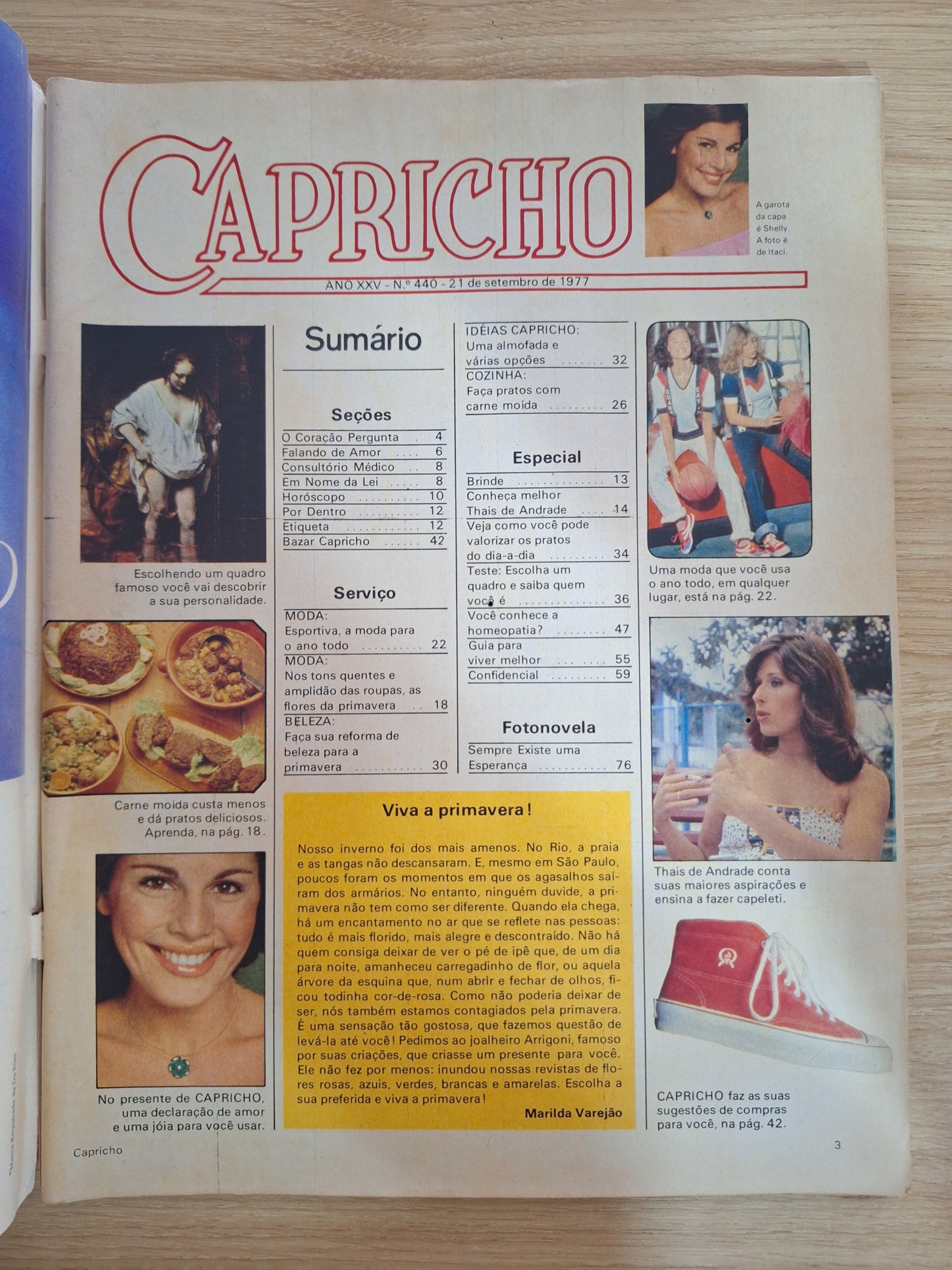 Revista Capricho 440 (1977)
